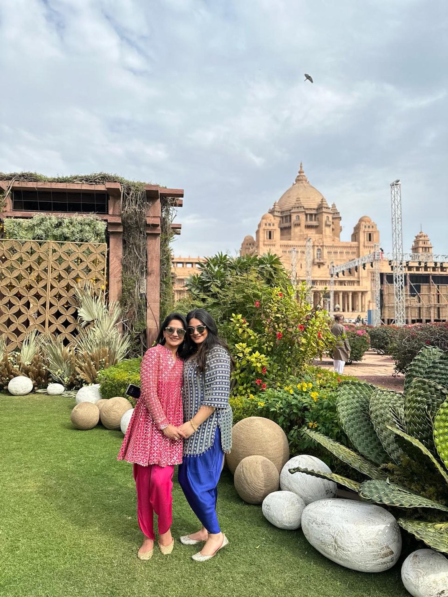 ZARI & SEQUIN DHOTI SET