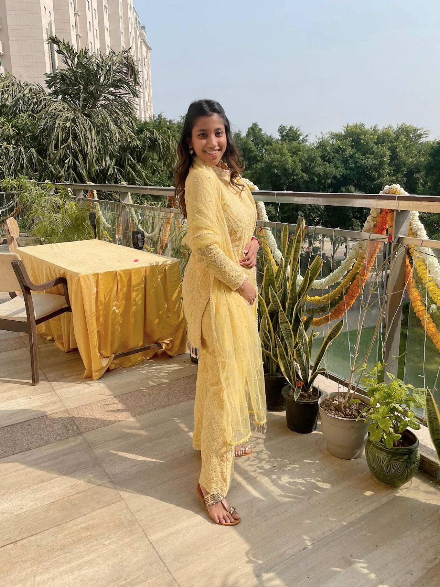 CHIKANKARI COORD SET