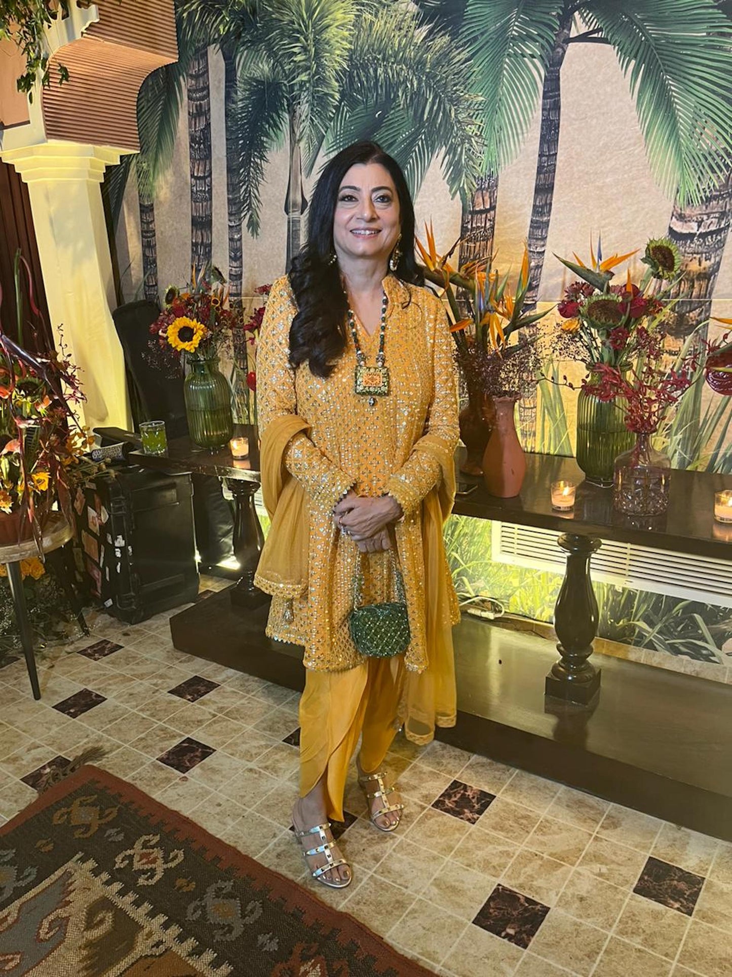 ZARI & SEQUIN DHOTI SET