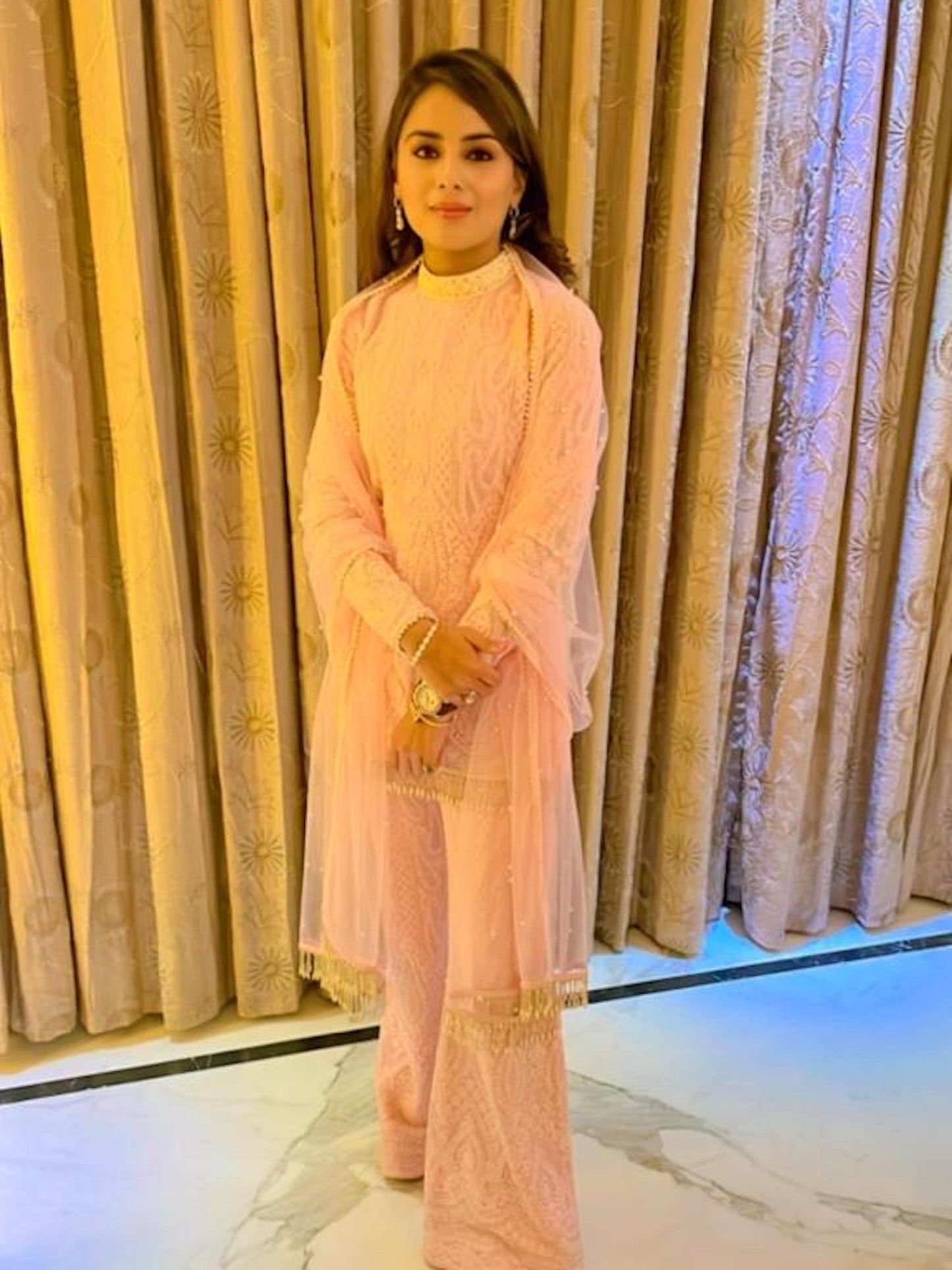 CHIKANKARI COORD SET