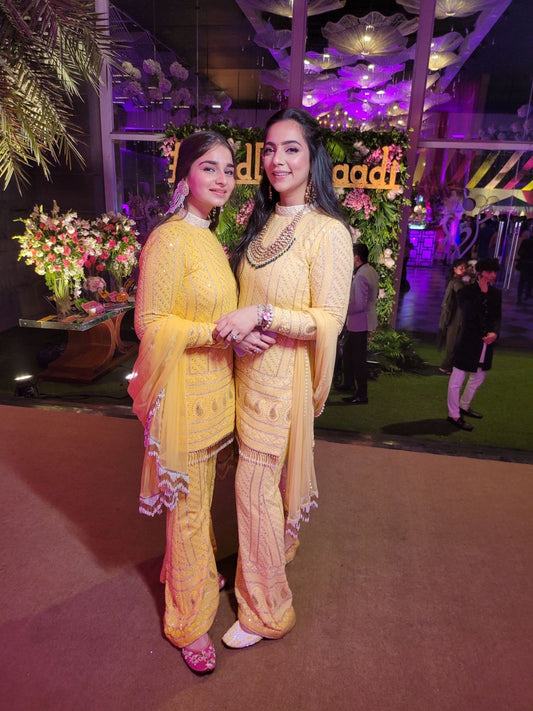 CHIKANKARI COORD SET