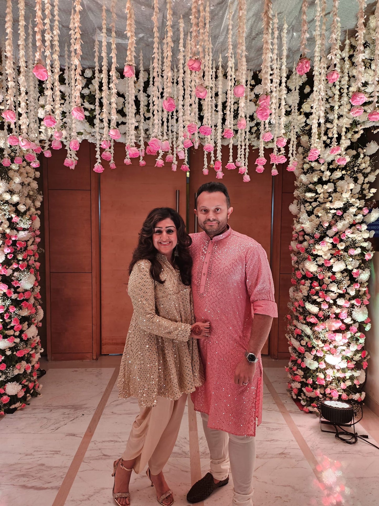 ZARI & SEQUIN DHOTI SET