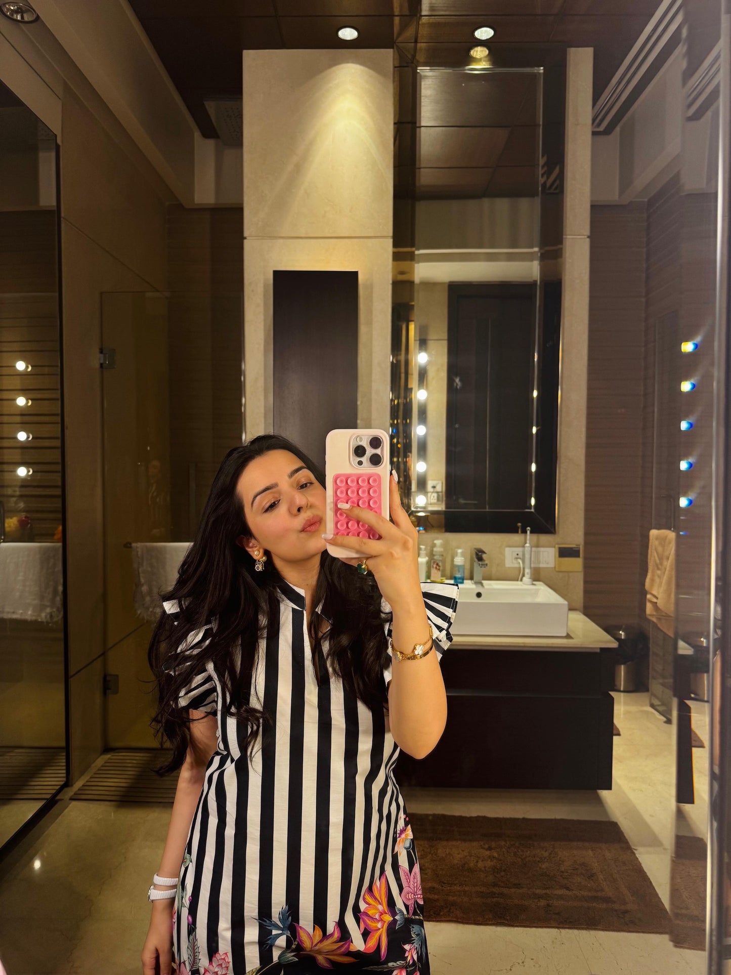 TANYA NARANG IN BLACK COTTON DRESS