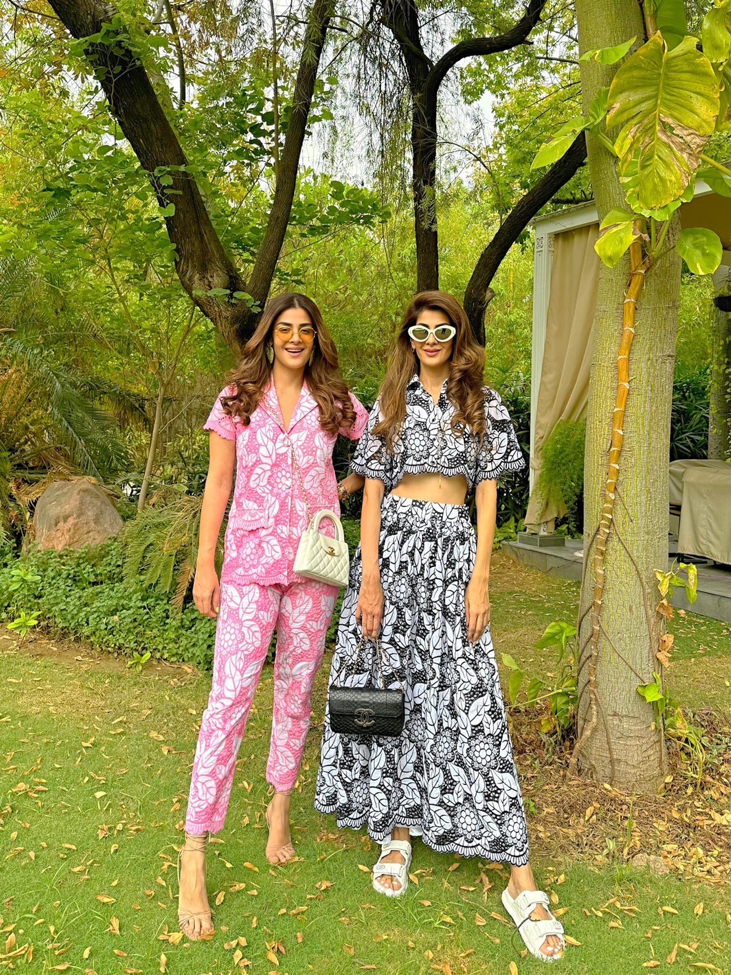 NEHA NAGAR IN BLACK COTTON SKIRT COORD SET