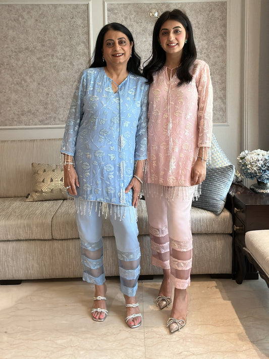 NIKITA KHURANA IN SEQUIN WORK COORD SET