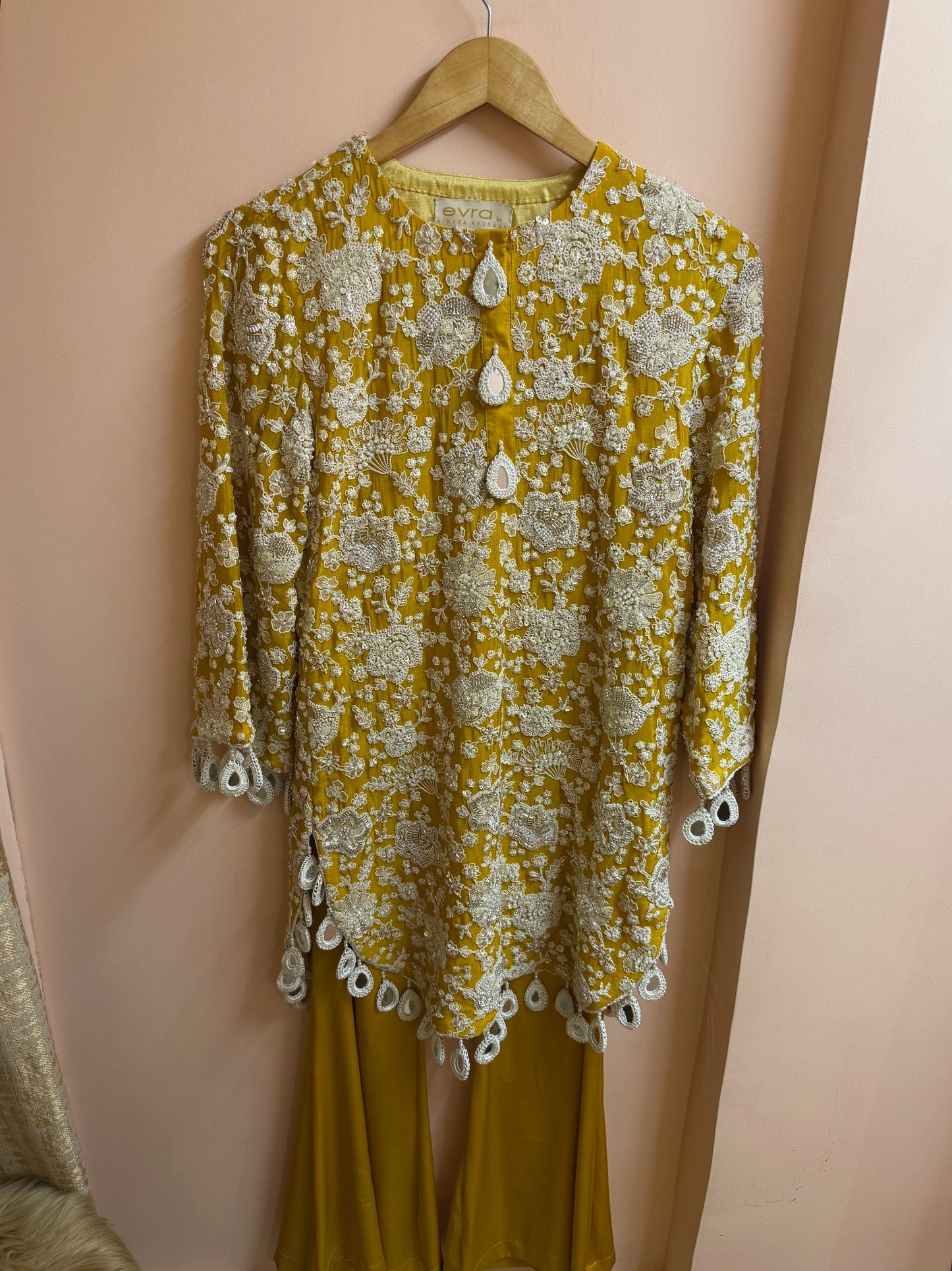 YELLOW PEARL WORK COORD SET