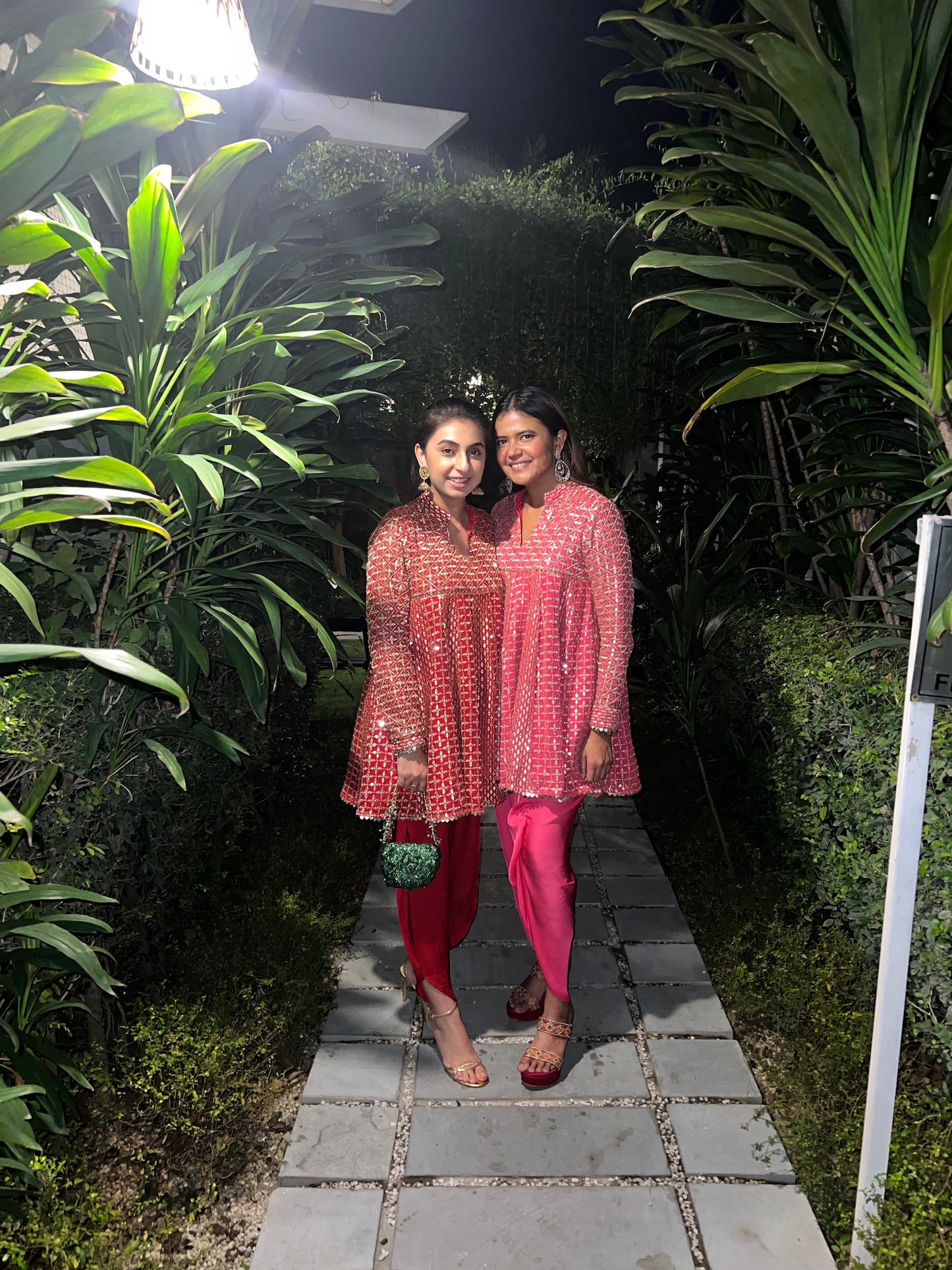 ZARI & SEQUIN DHOTI SET