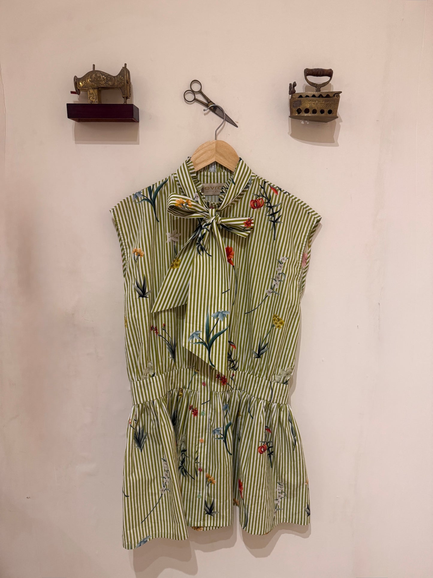 NIKITA KHURANA IN GREEN COTTON DRESS