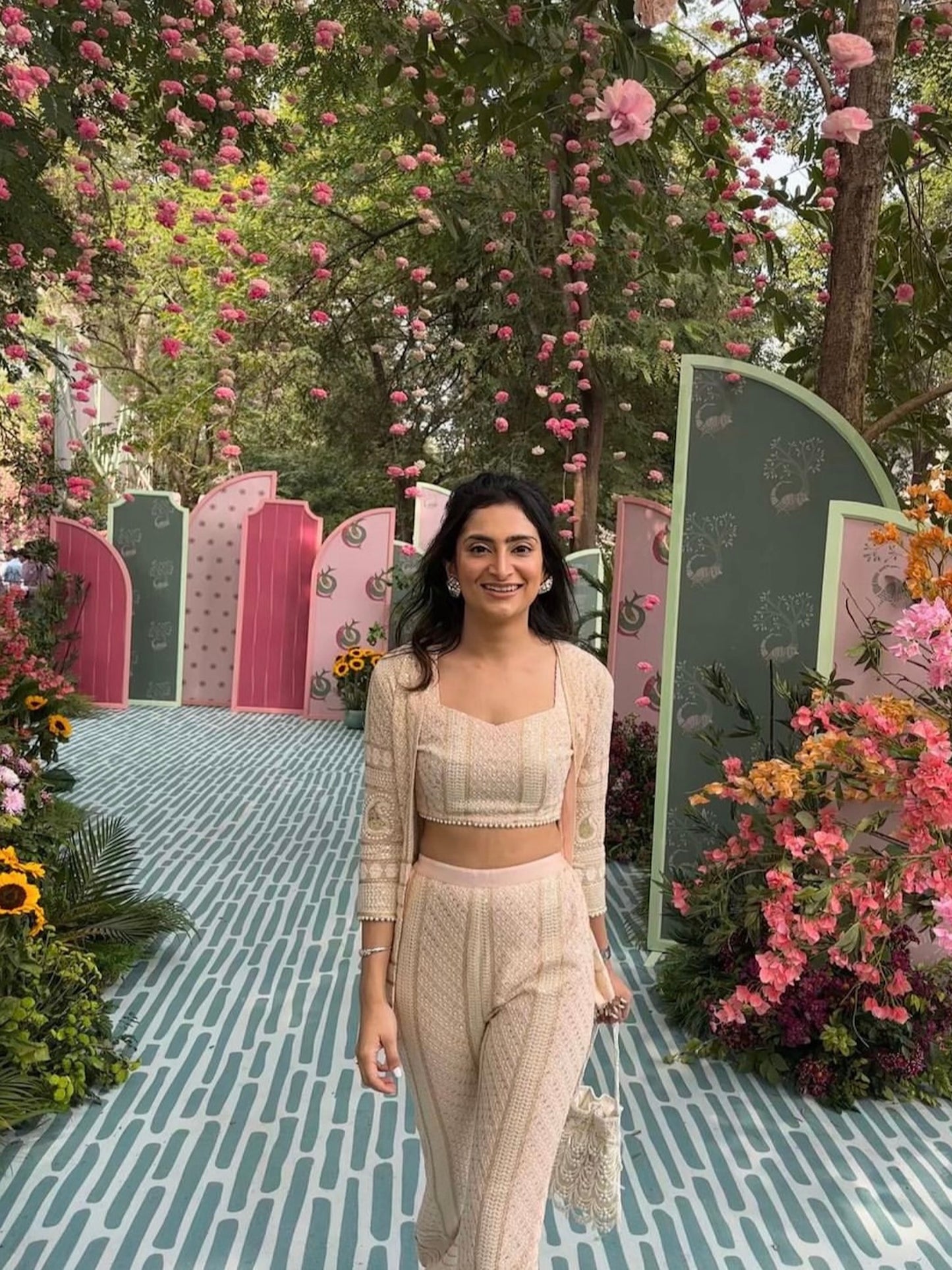 CHIKANKARI JACKET COORD SET