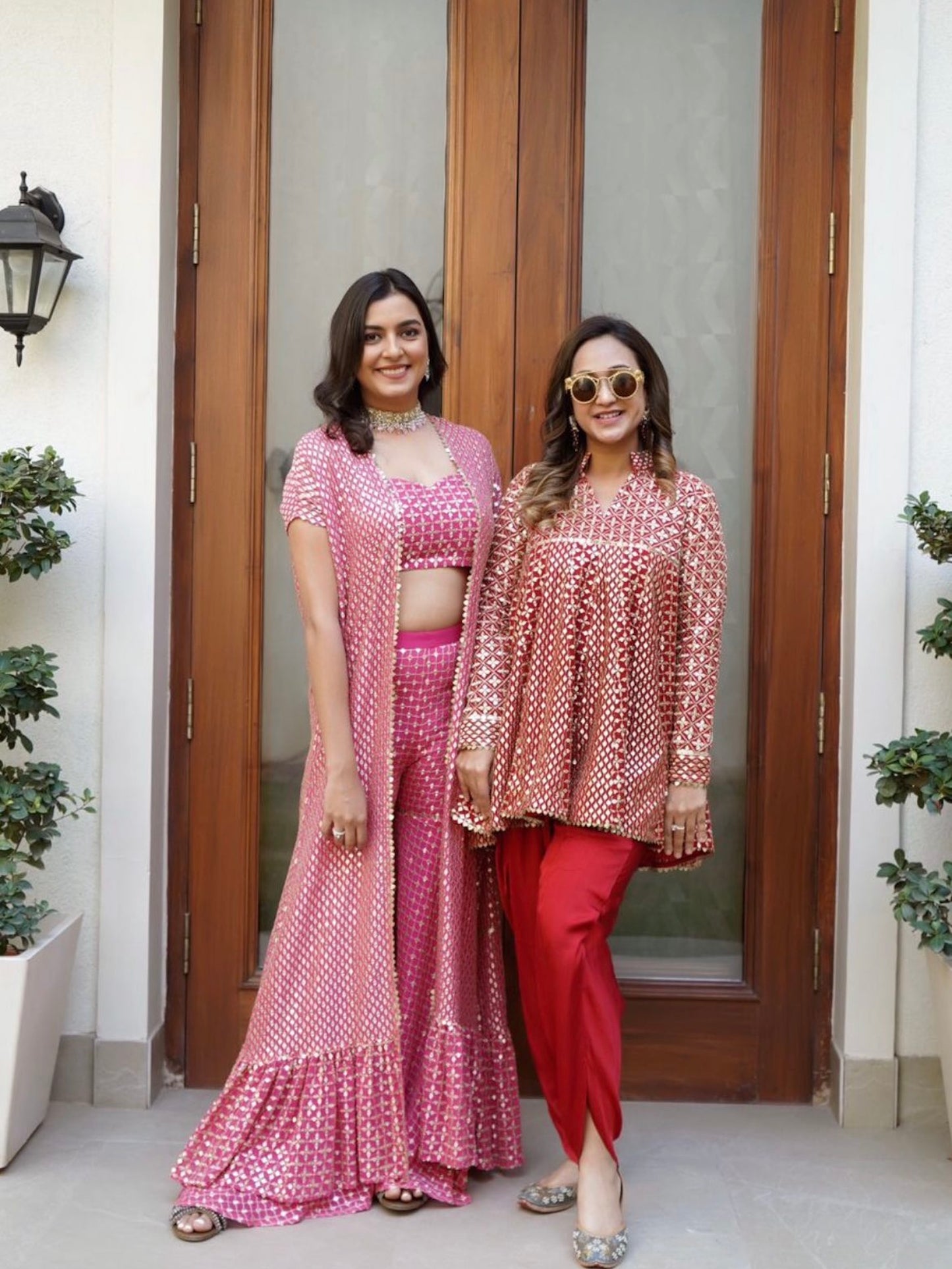 ZARI & SEQUIN DHOTI SET