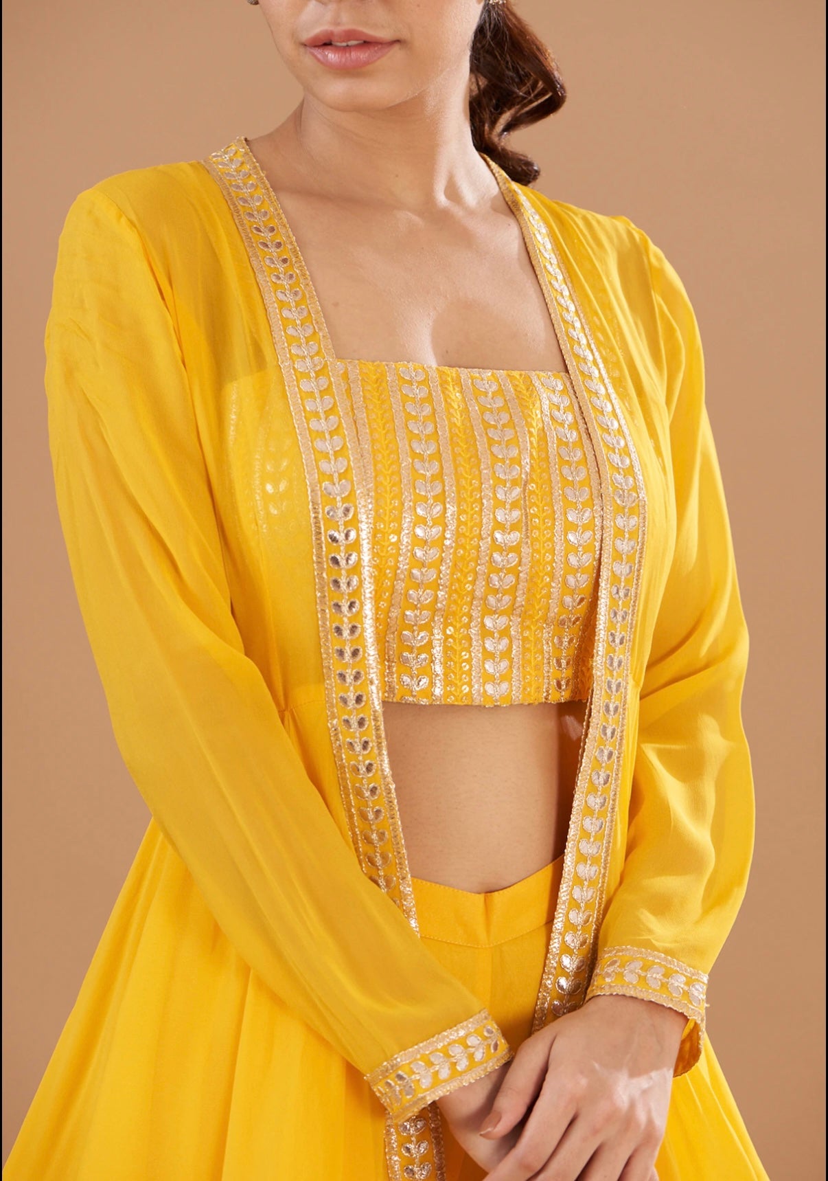 YELLOW GOTA 3 PIECE SET