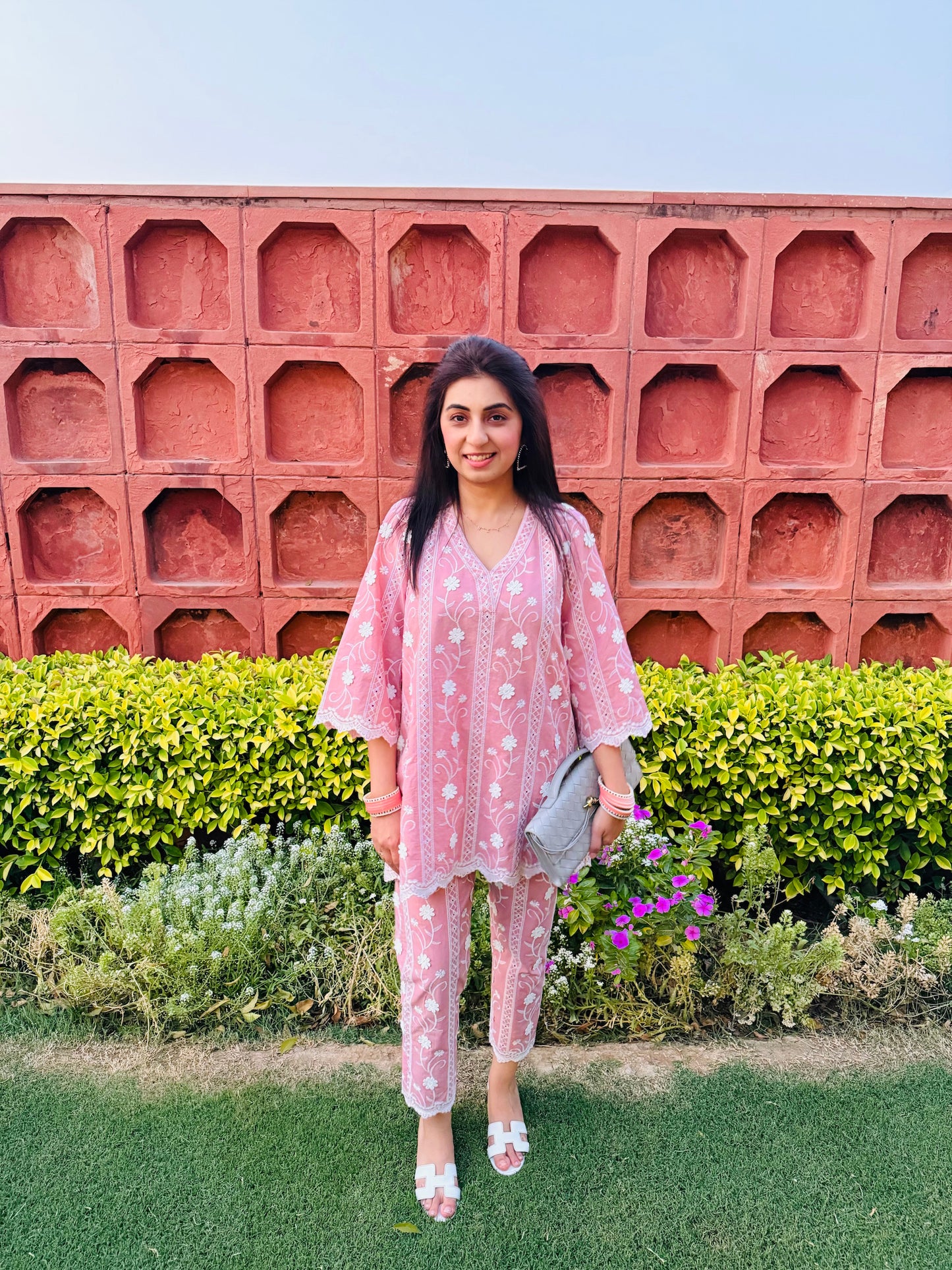 PINK COTTON COORD SET