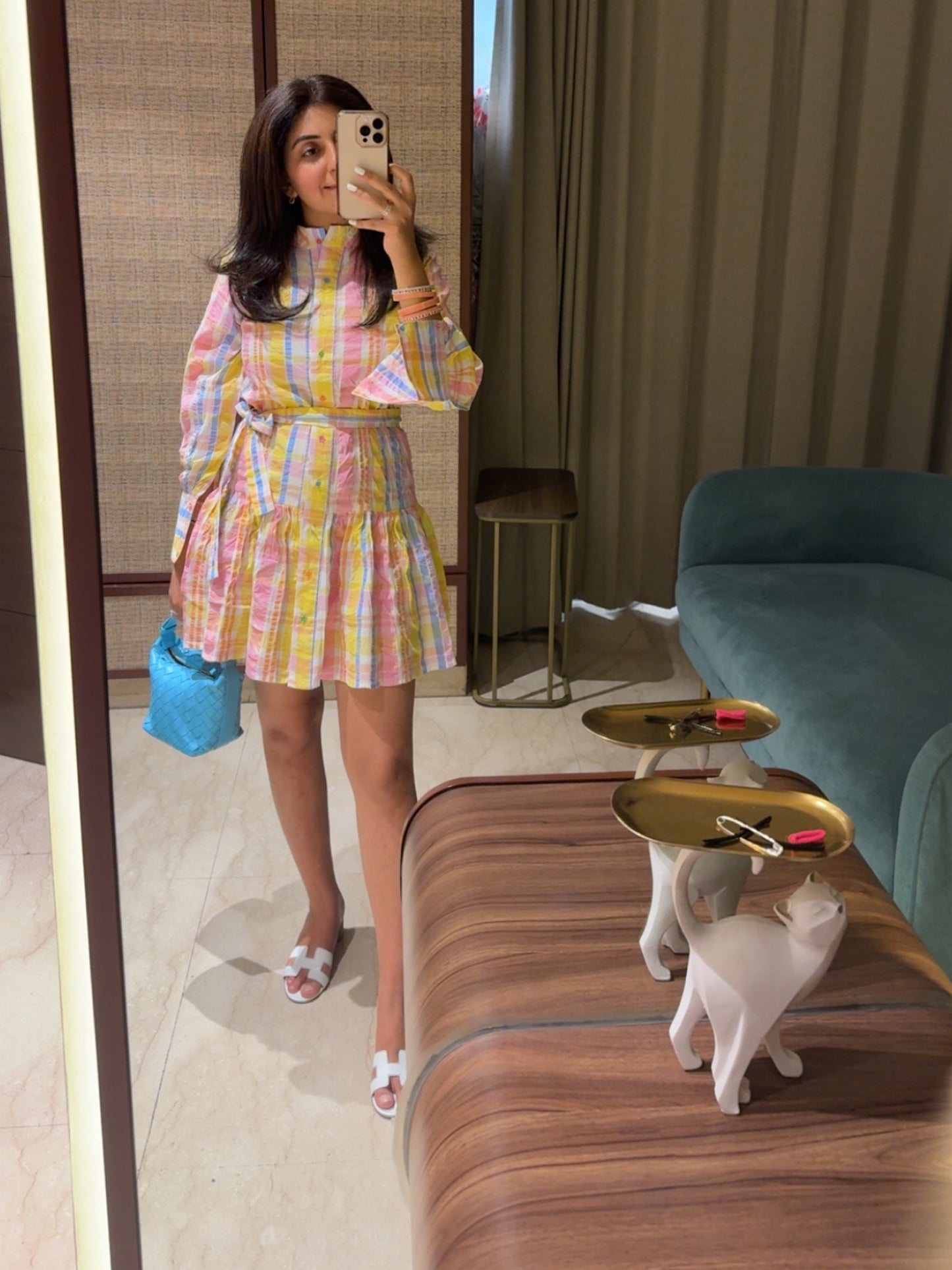 NIKITA KHURANA IN PINK COTTON DRESS