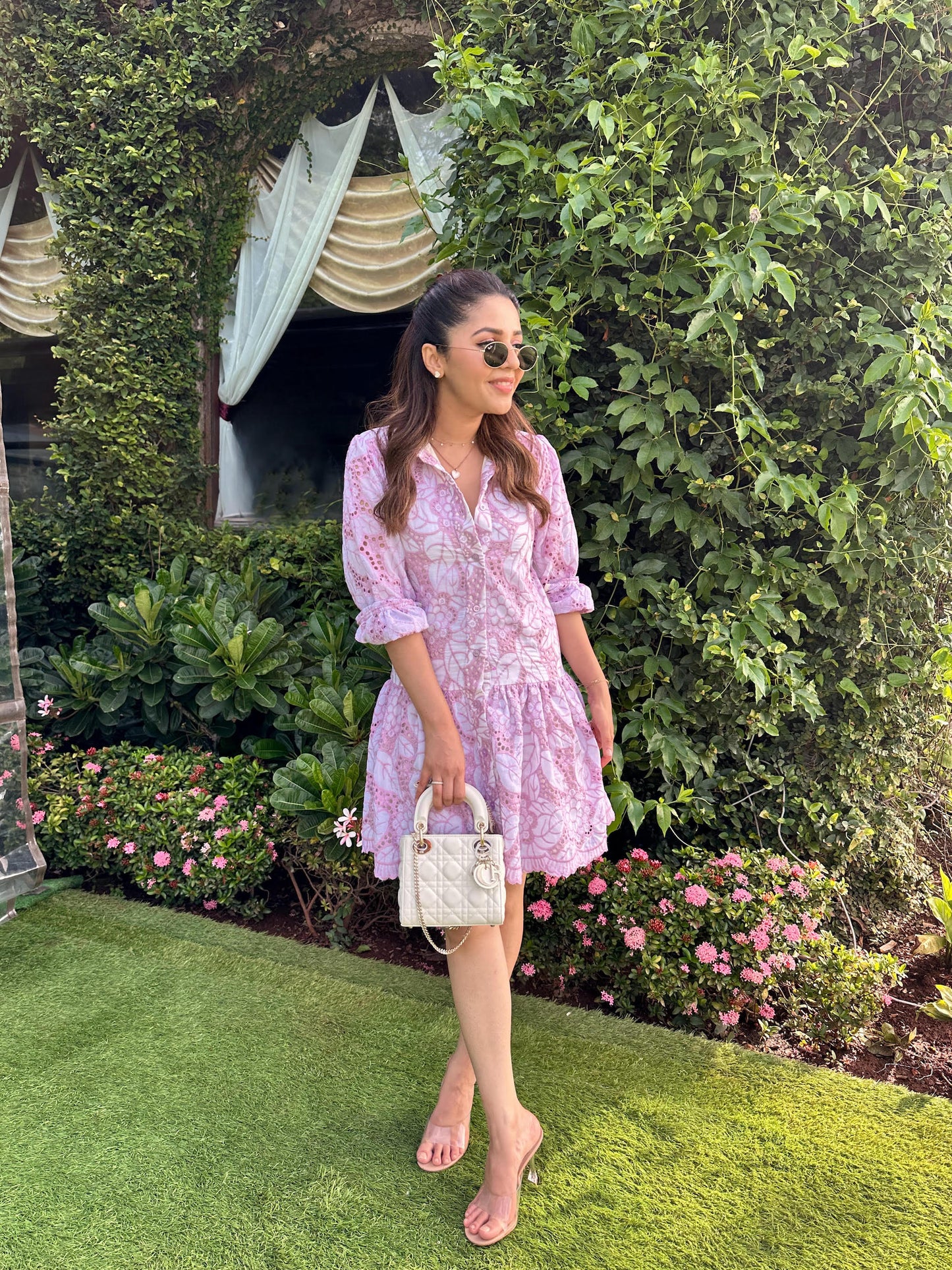 ISHA MULTANI IN PINK COTTON DRESS