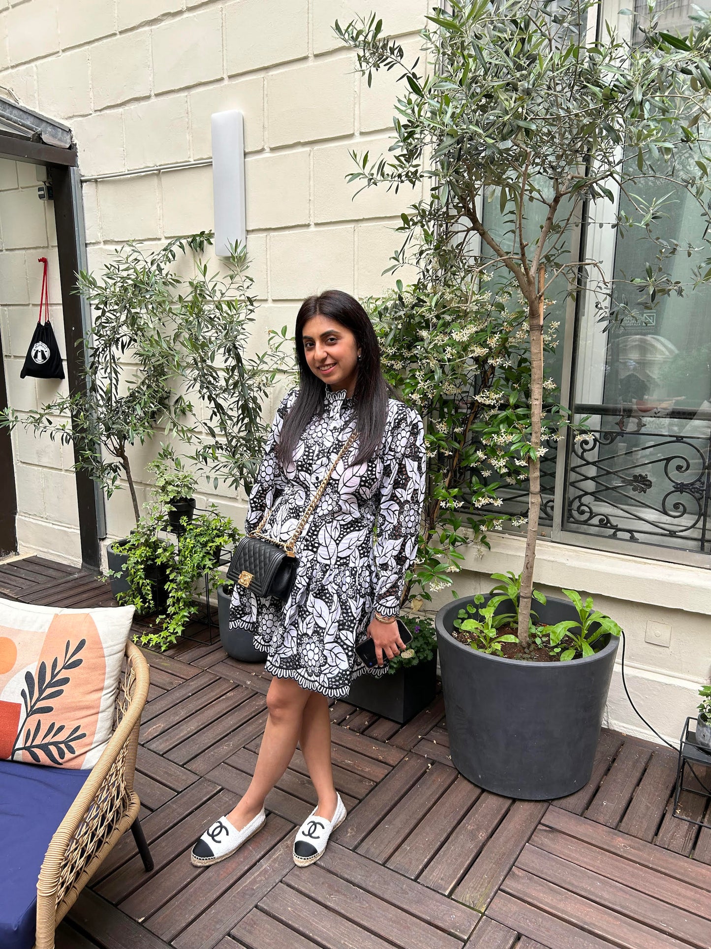 NIKITA KHURANA IN BLACK COTTON DRESS