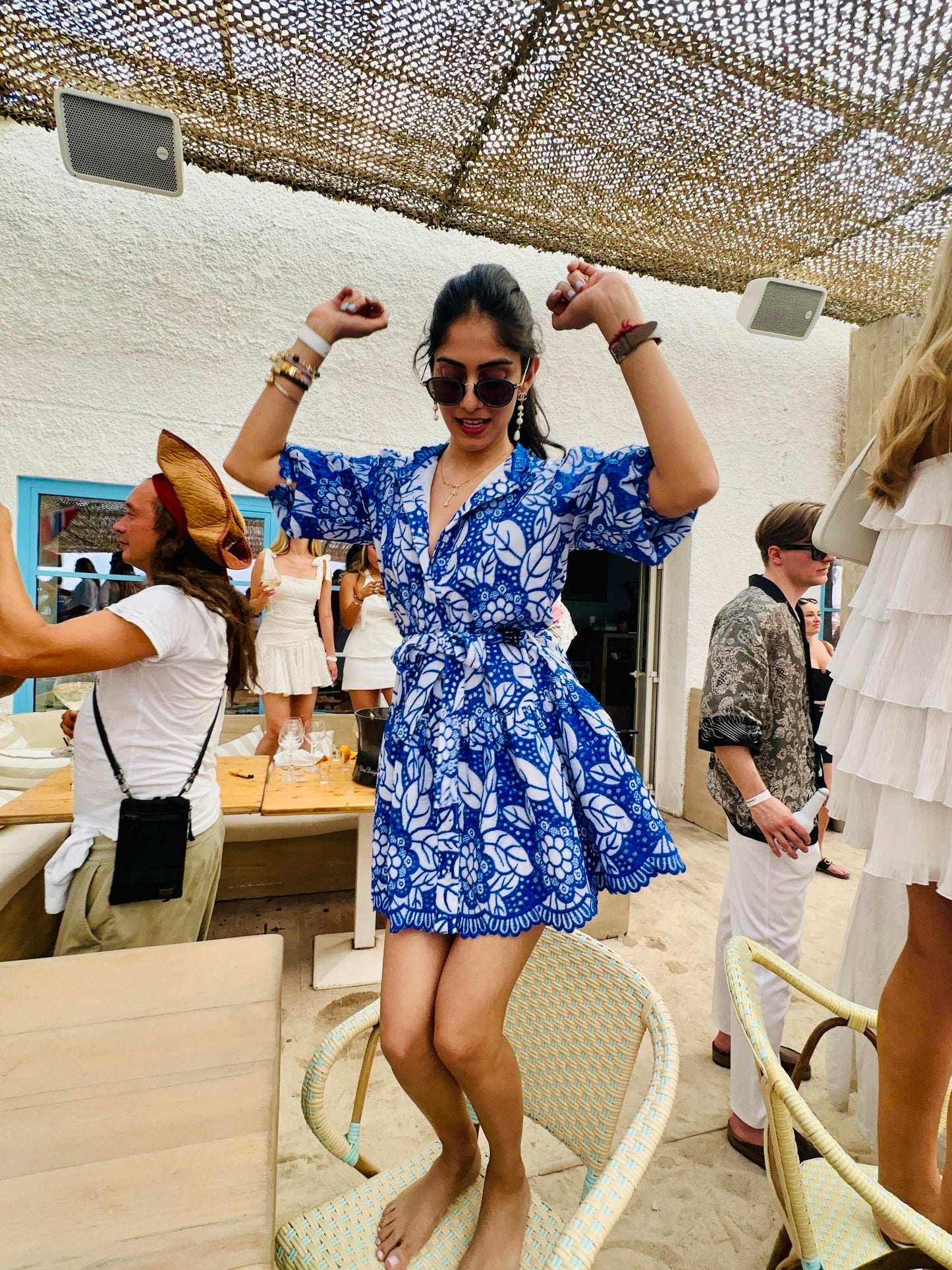 BLUE COTTON DRESS