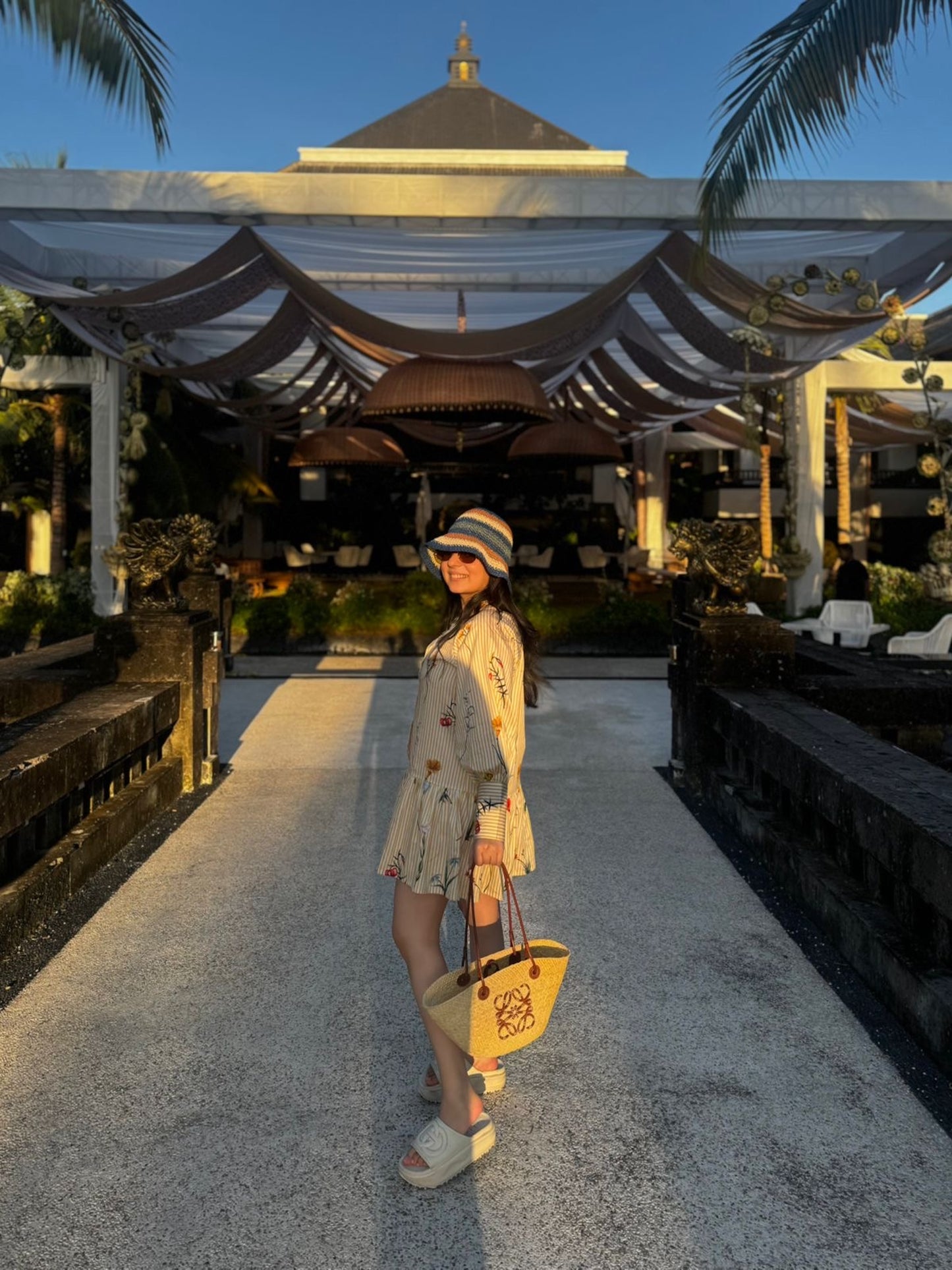 TANYA NARANG IN YELLOW COTTON DRESS