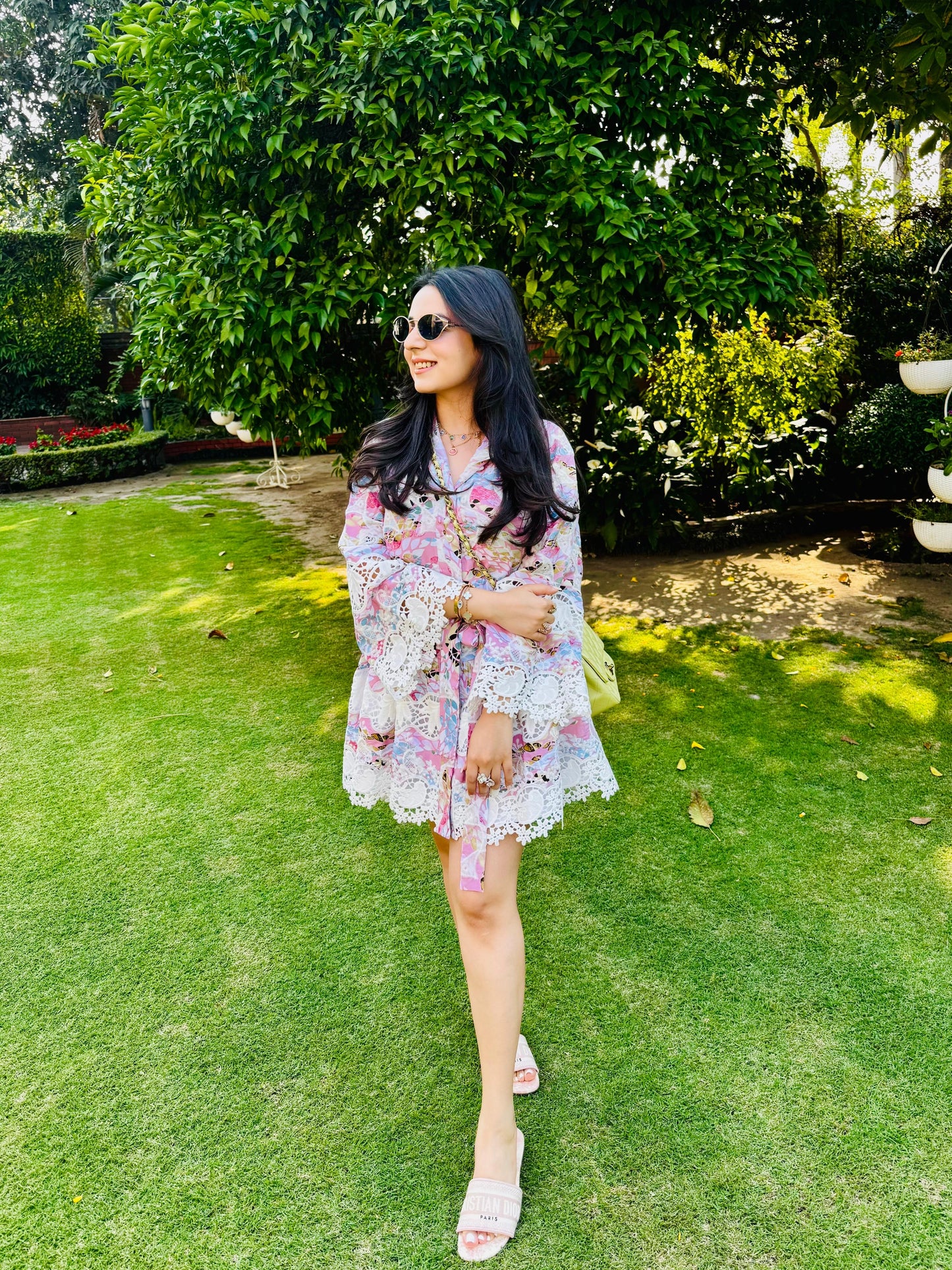 TANYA NARANG IN PINK COTTON DRESS