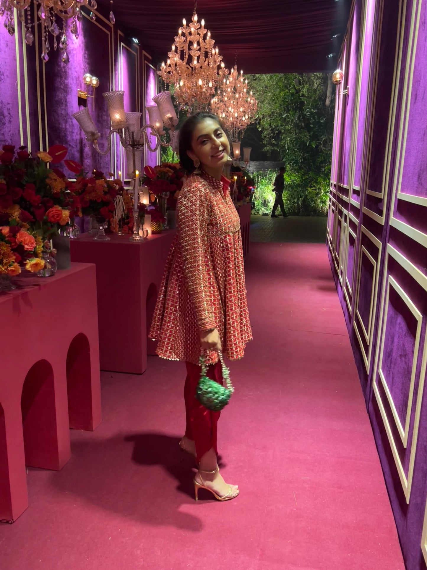 NIKITA KHURANA IN ZARI & SEQUIN DHOTI SET