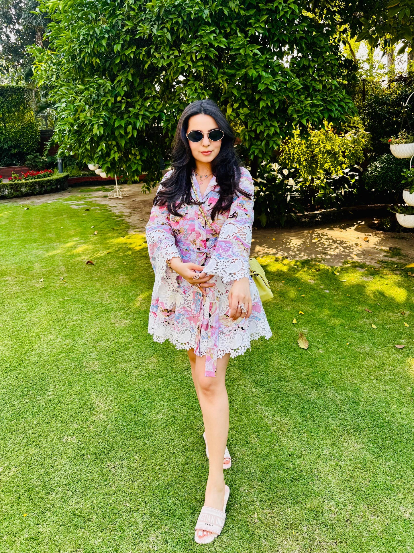 TANYA NARANG IN PINK COTTON DRESS