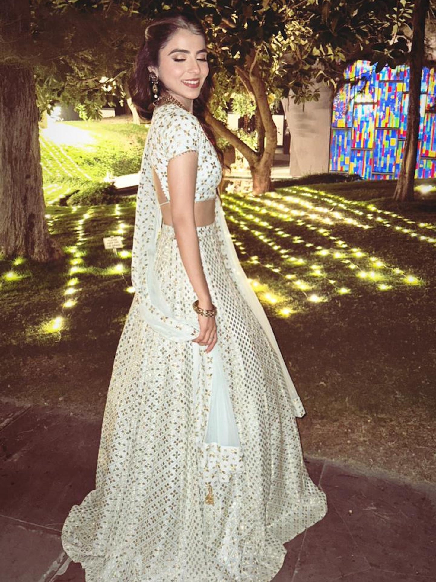 ZARI & SEQUIN LEHENGA SET