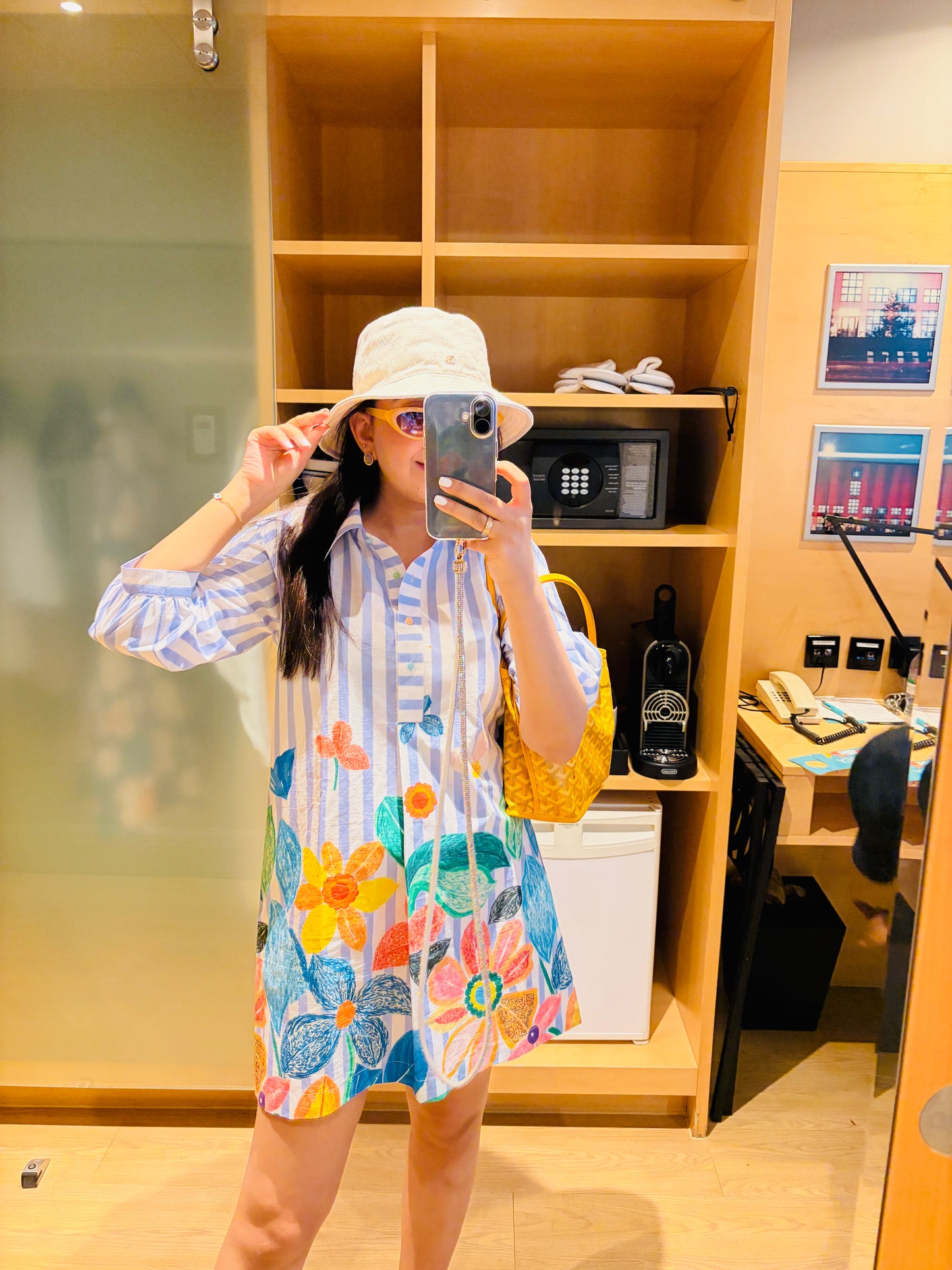 NIKITA KHURANA IN BLUE COTTON DRESS