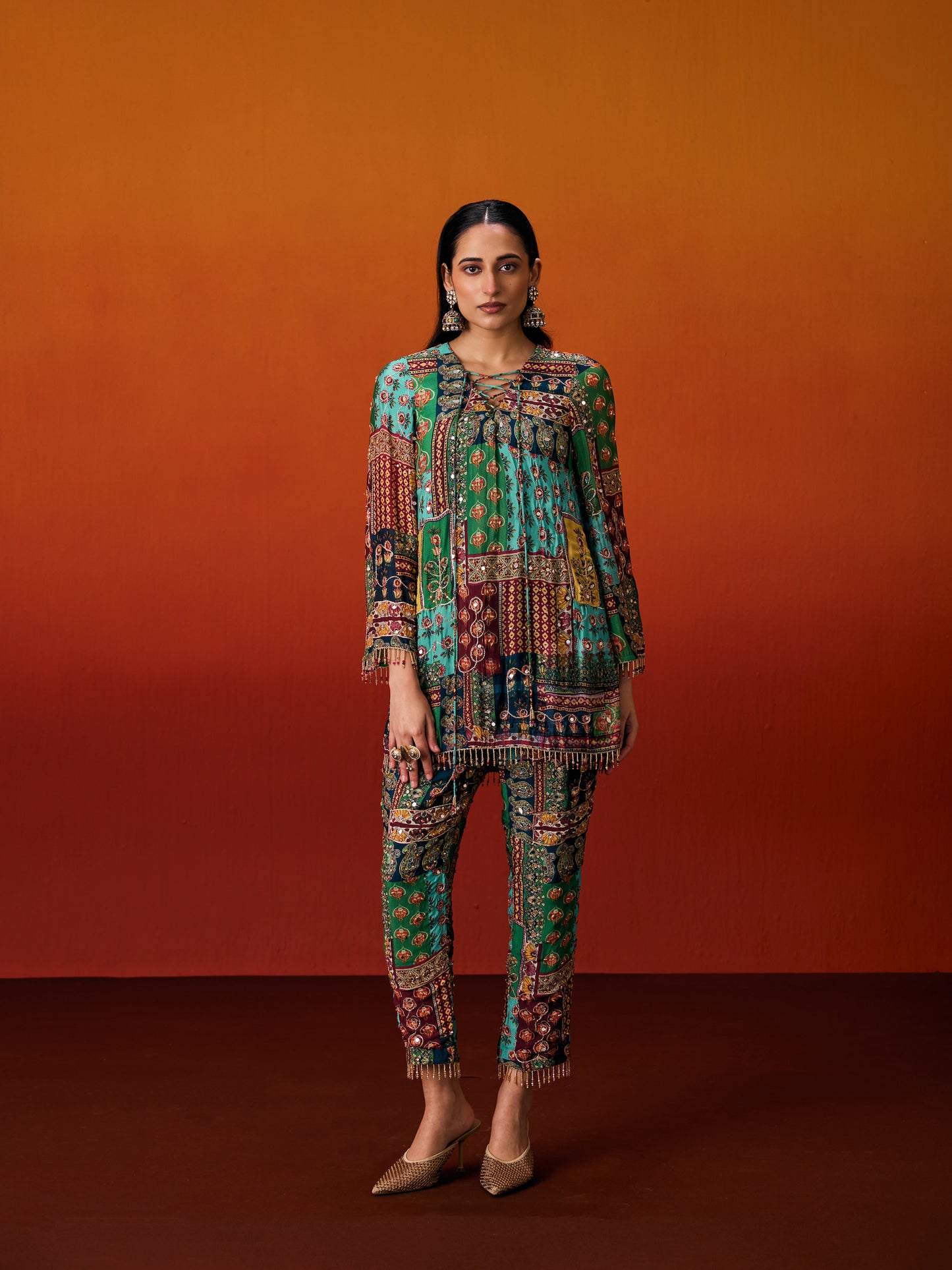 MULTICOLOR COORD SET