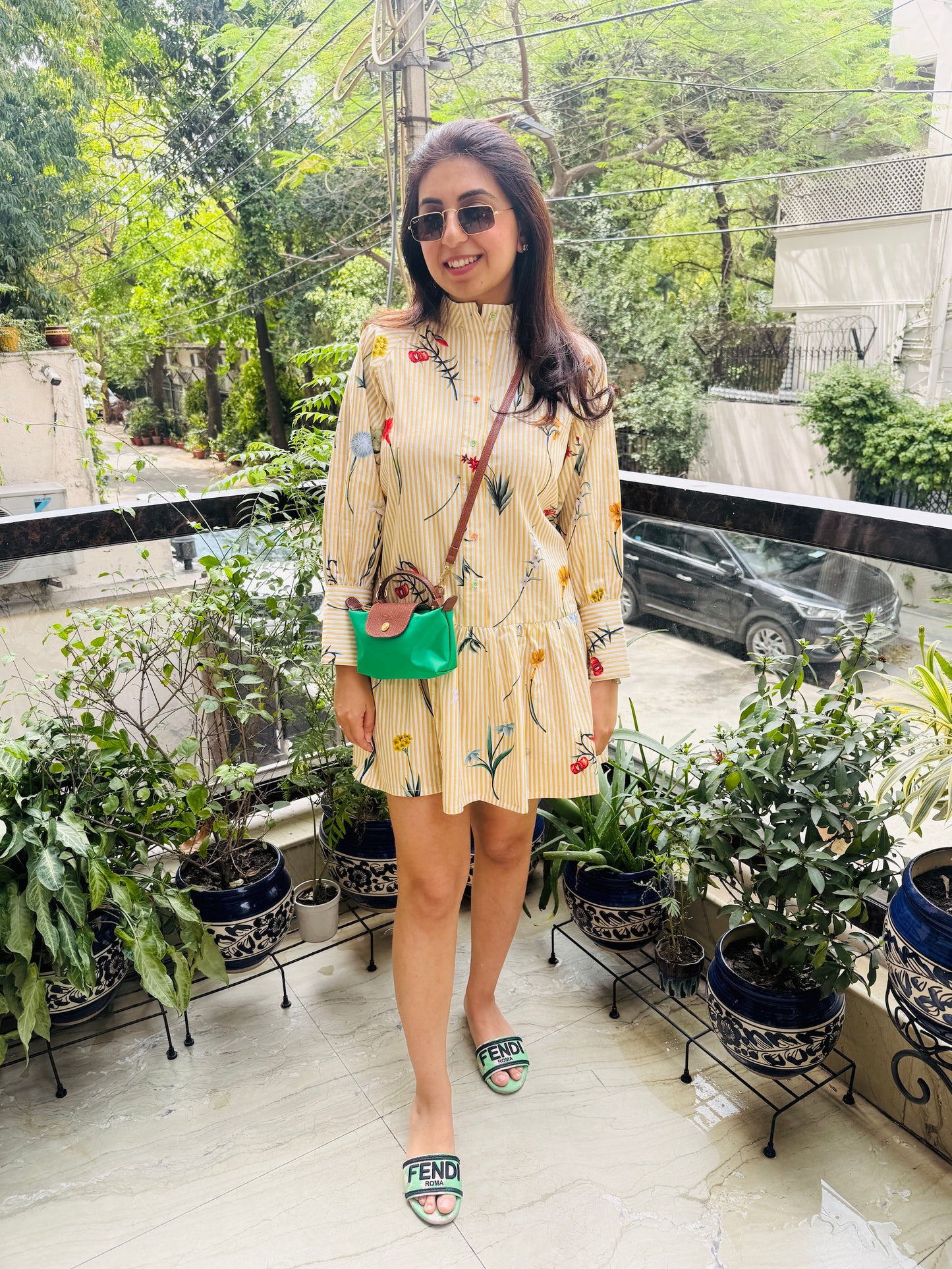 NIKITA KHURANA IN YELLOW COTTON DRESS