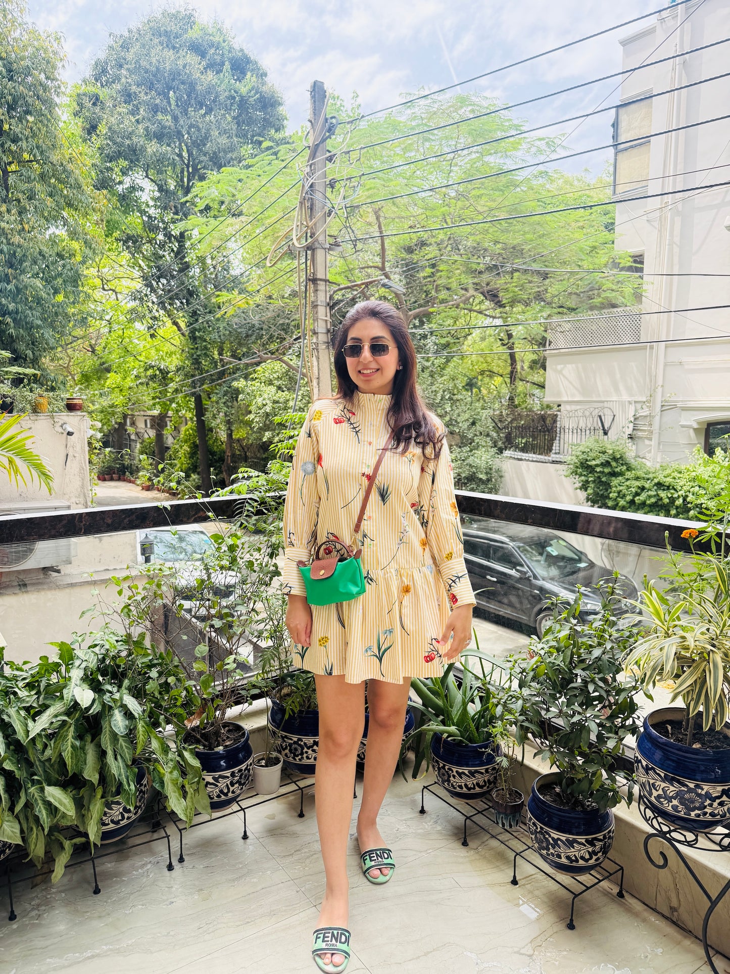 NIKITA KHURANA IN YELLOW COTTON DRESS