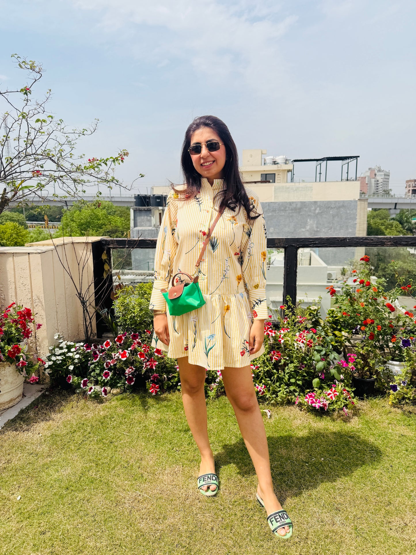 NIKITA KHURANA IN YELLOW COTTON DRESS