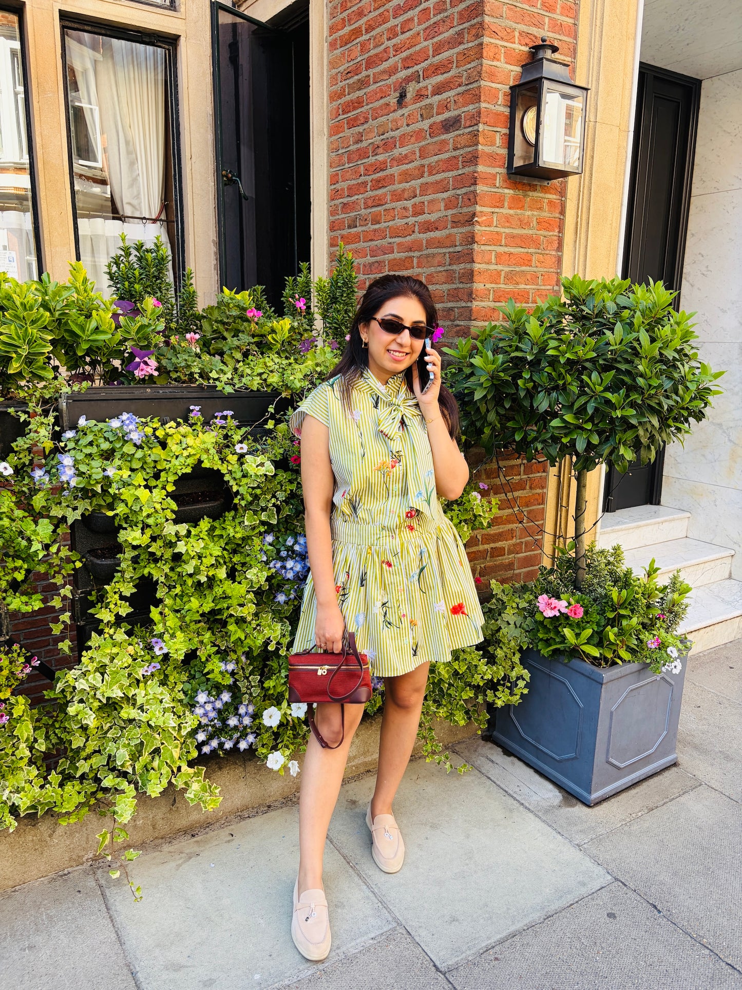 NIKITA KHURANA IN GREEN COTTON DRESS