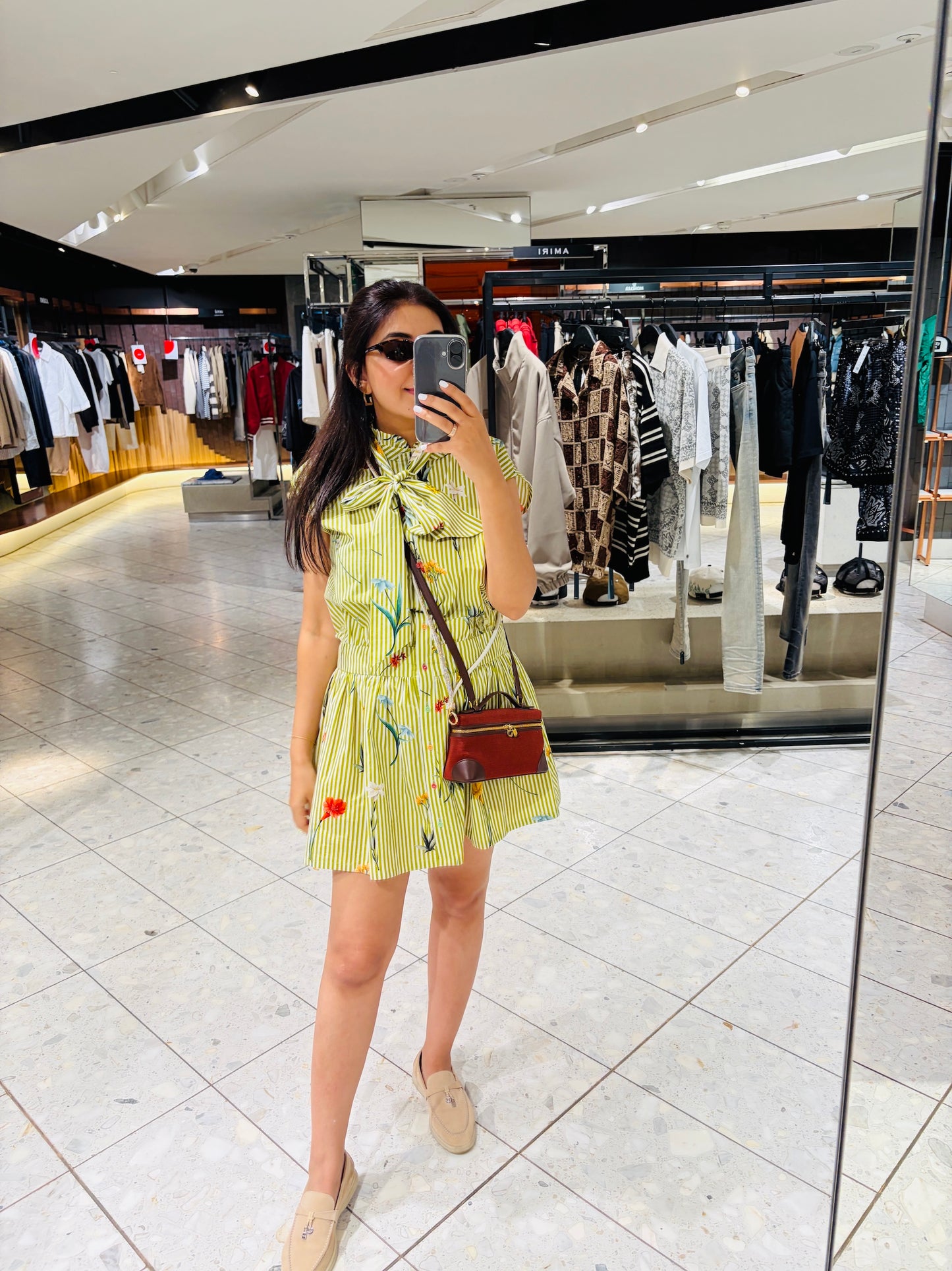 NIKITA KHURANA IN GREEN COTTON DRESS