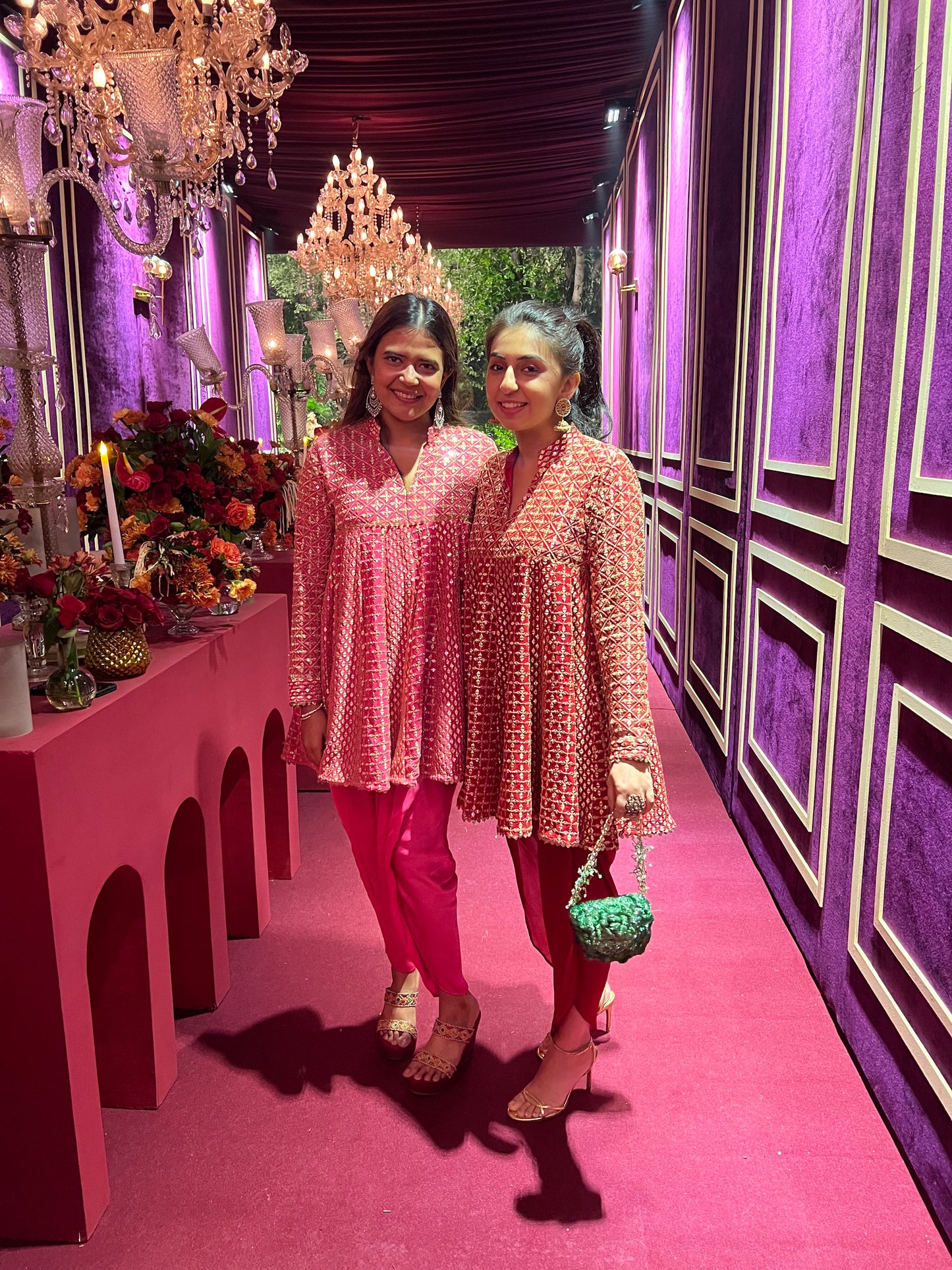 ZARI & SEQUIN DHOTI SET