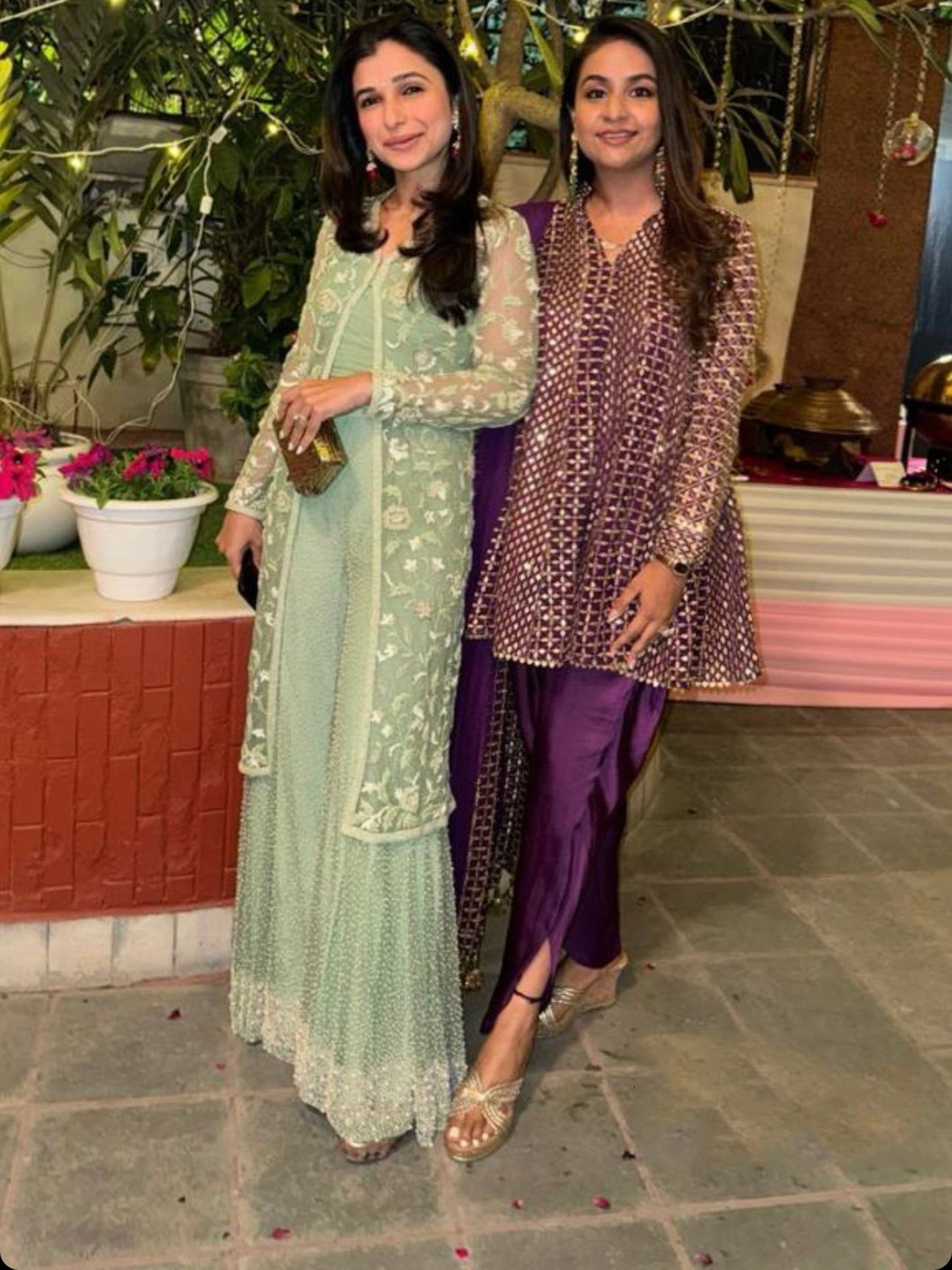 ZARI & SEQUIN DHOTI SET