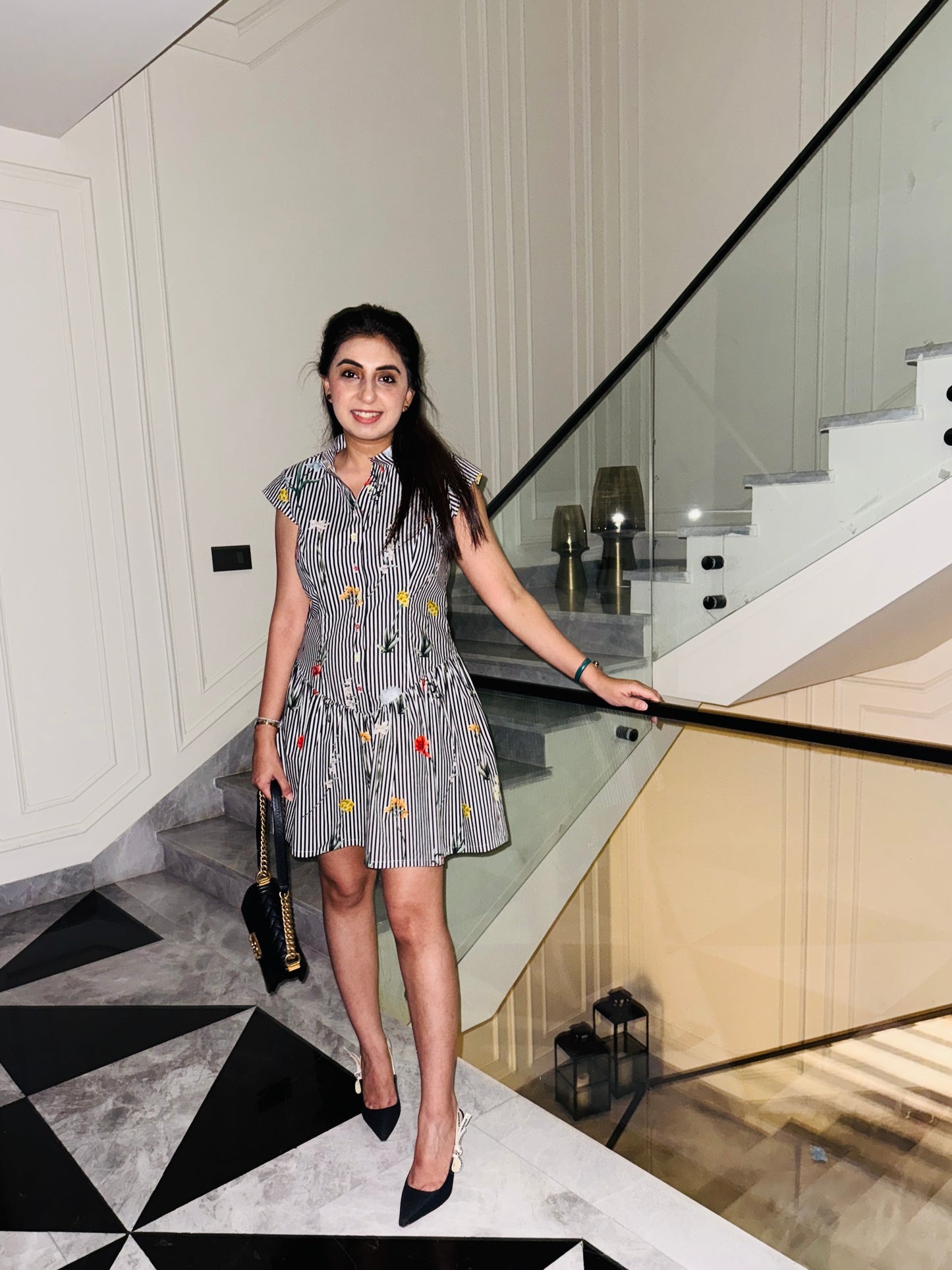 NIKITA KHURANA IN BLACK COTTON DRESS