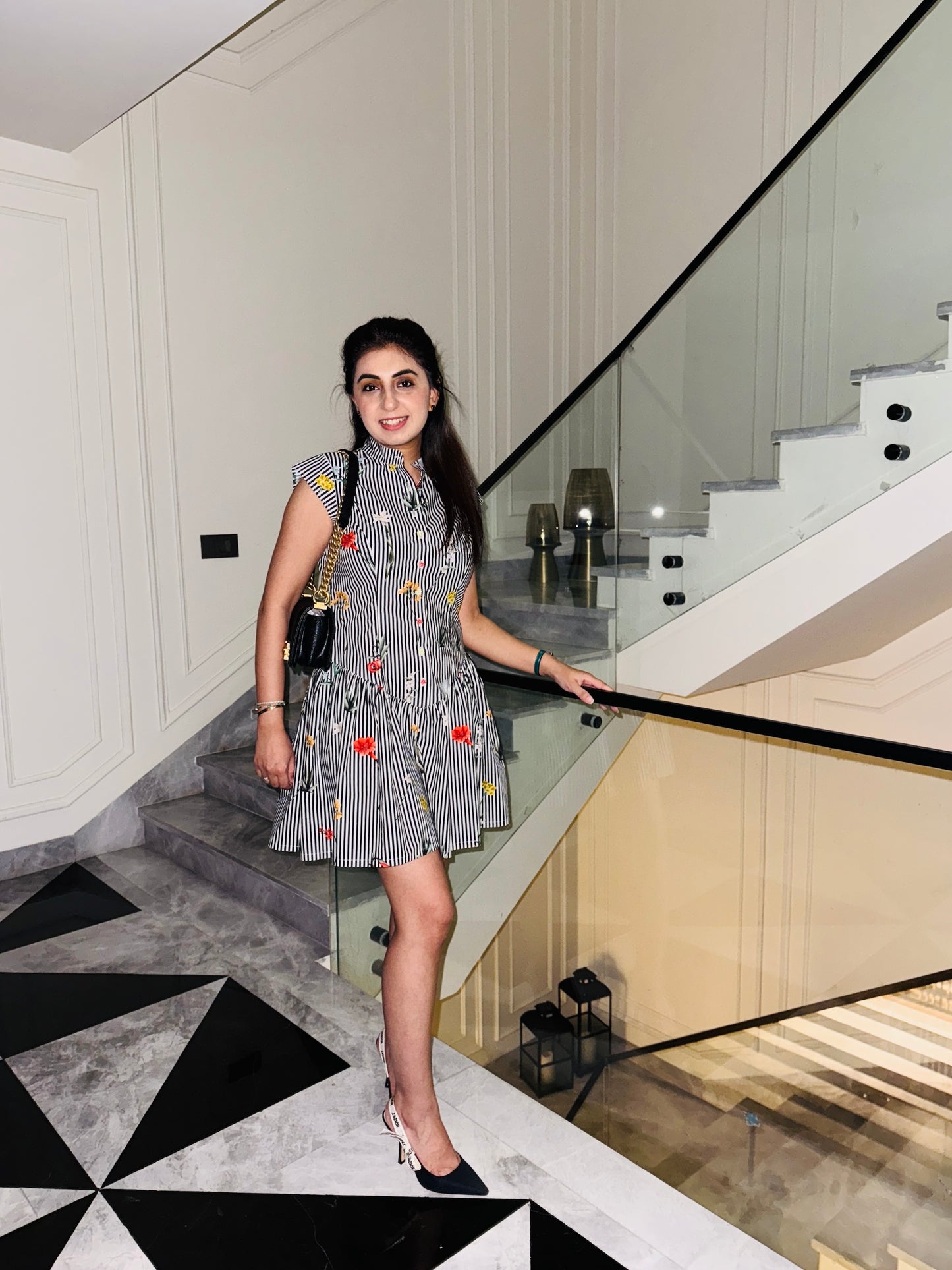 NIKITA KHURANA IN BLACK COTTON DRESS