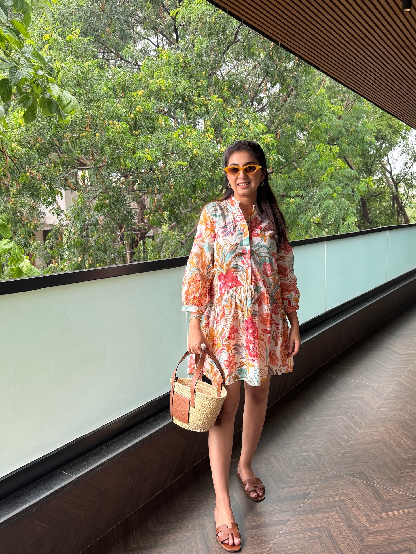NIKITA KHURANA IN WHITE COTTON DRESS