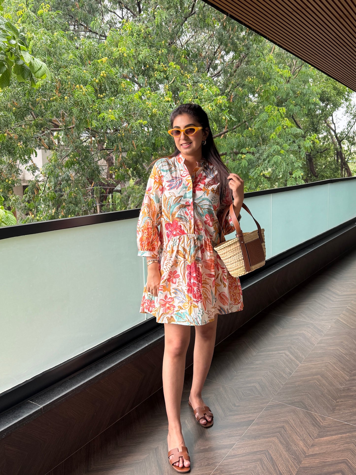NIKITA KHURANA IN WHITE COTTON DRESS