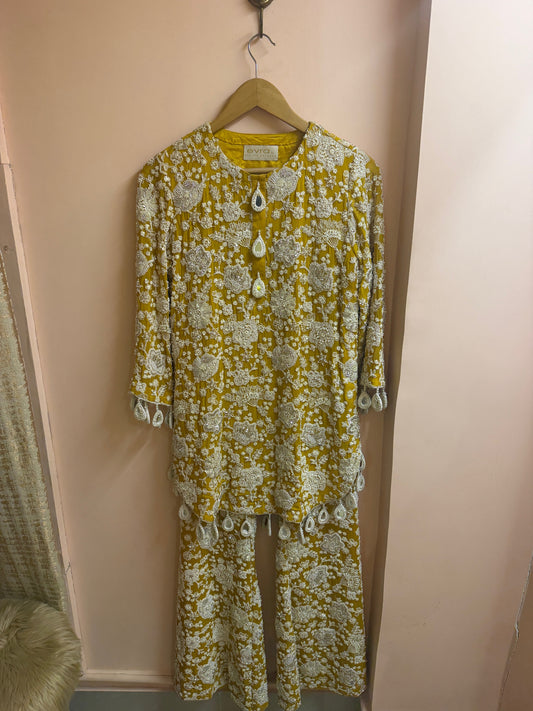 YELLOW PEARL WORK COORD SET