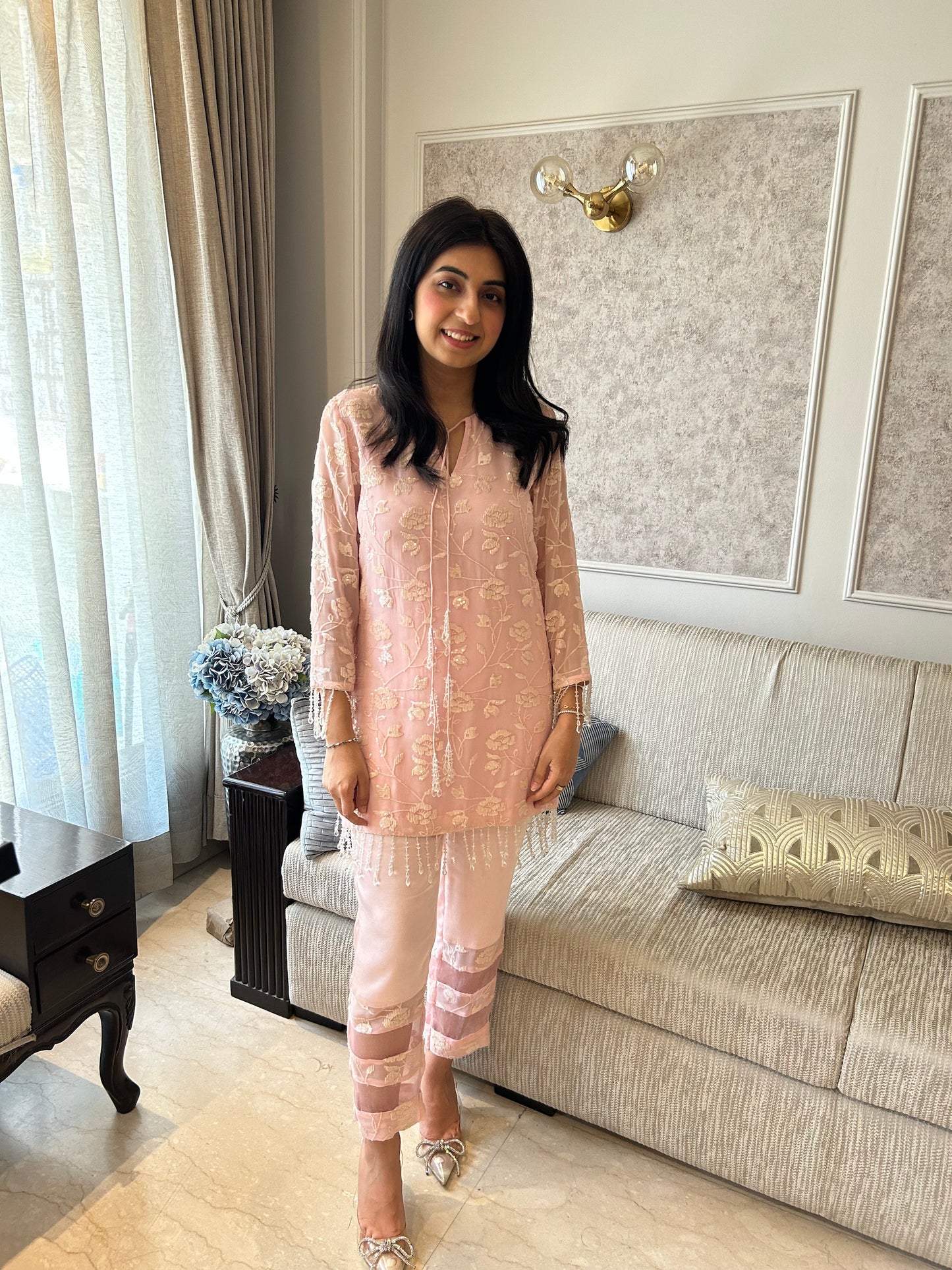 NIKITA KHURANA IN SEQUIN WORK COORD SET