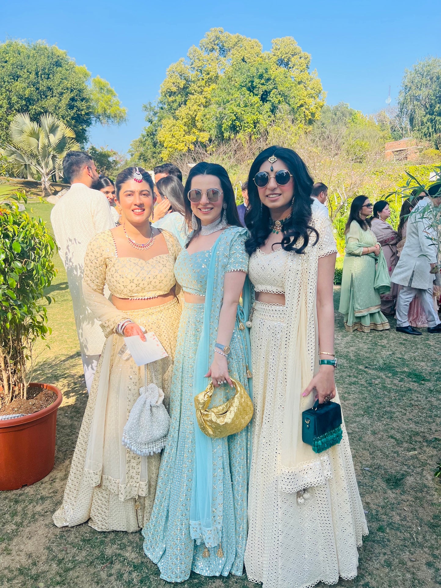 ZARI & SEQUIN LEHENGA SET