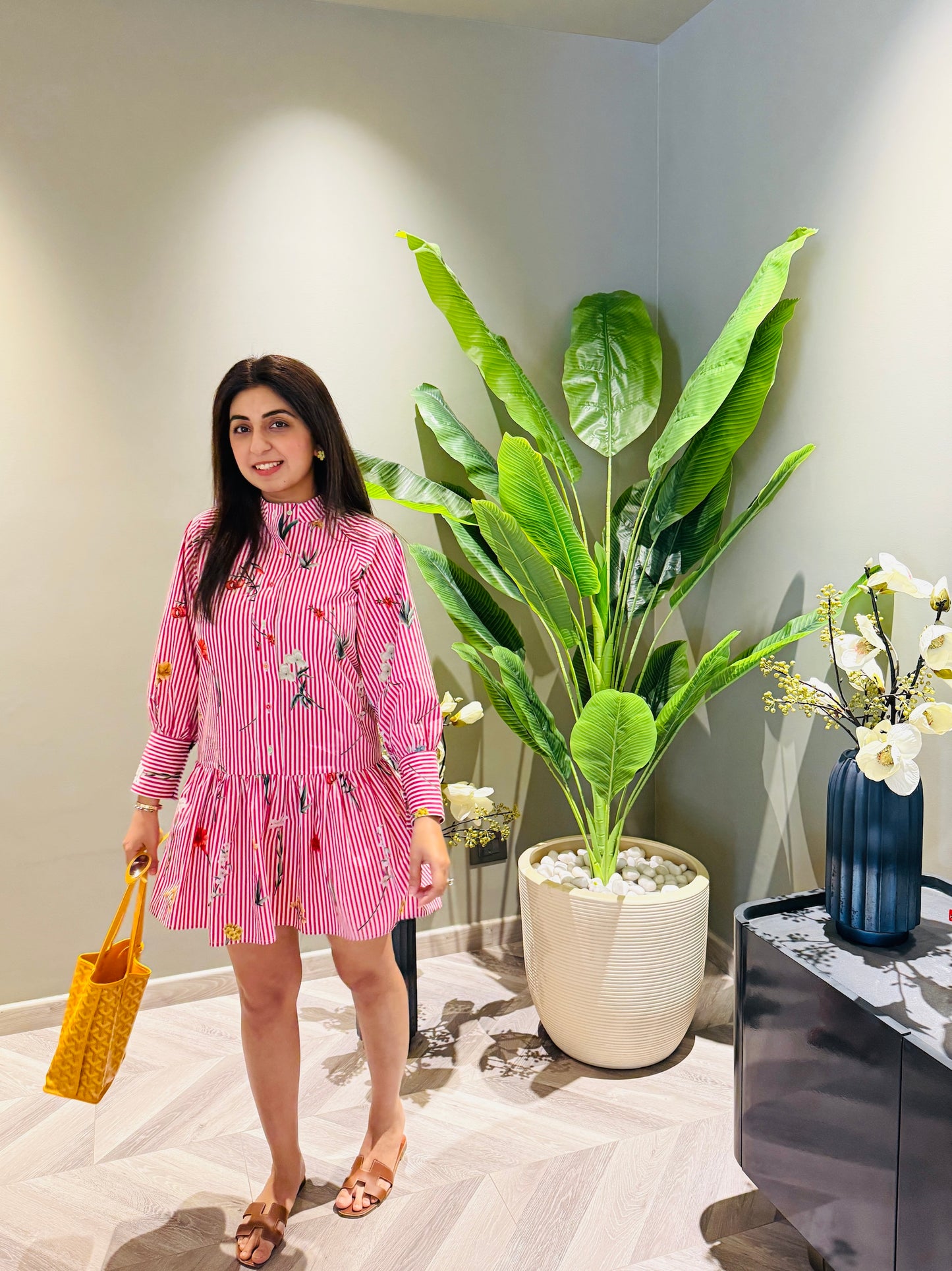 NIKITA KHURANA IN RED COTTON DRESS