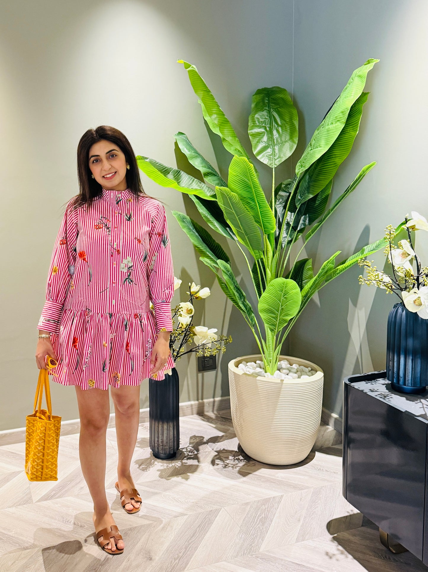 NIKITA KHURANA IN RED COTTON DRESS