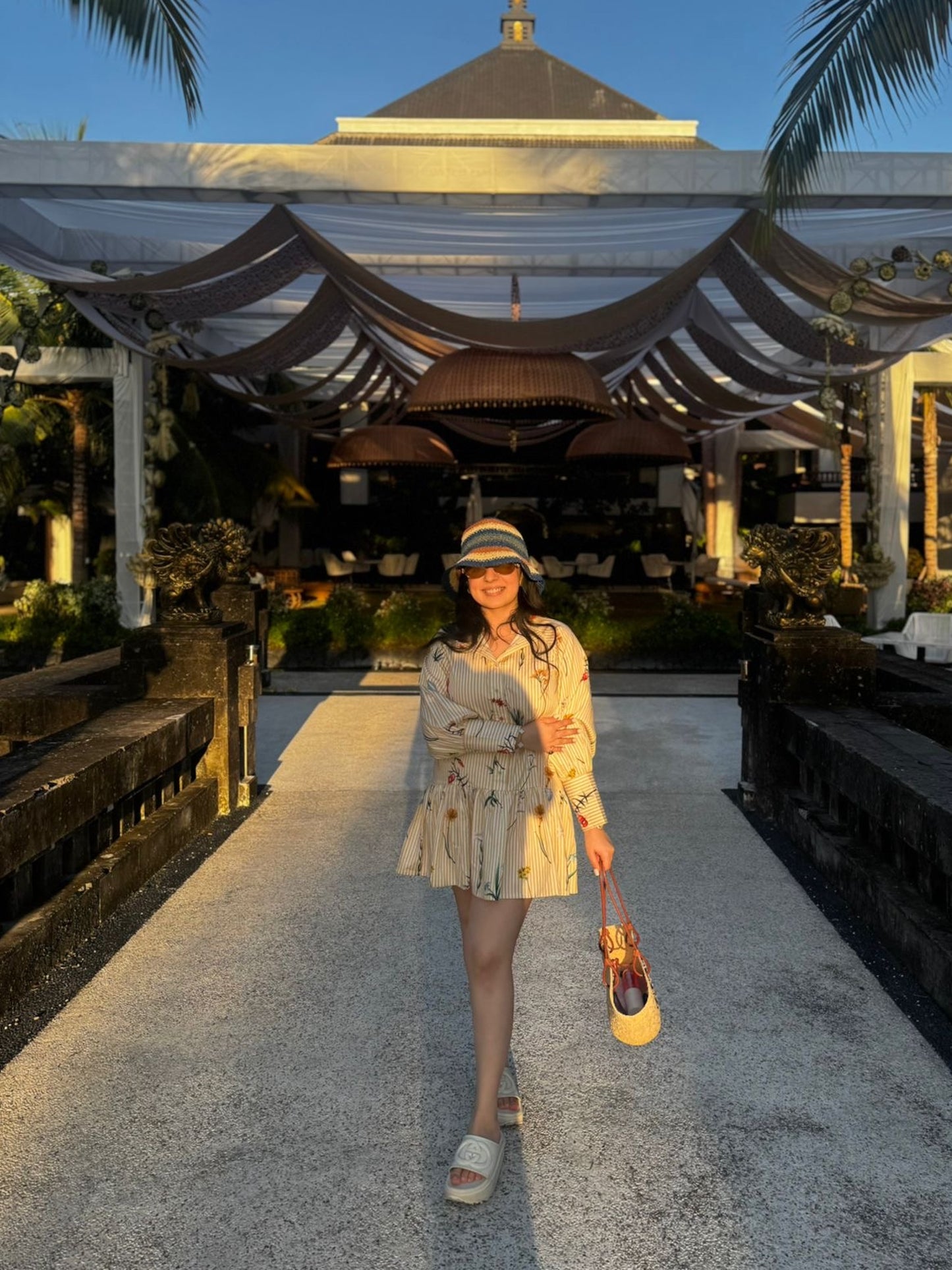 TANYA NARANG IN YELLOW COTTON DRESS