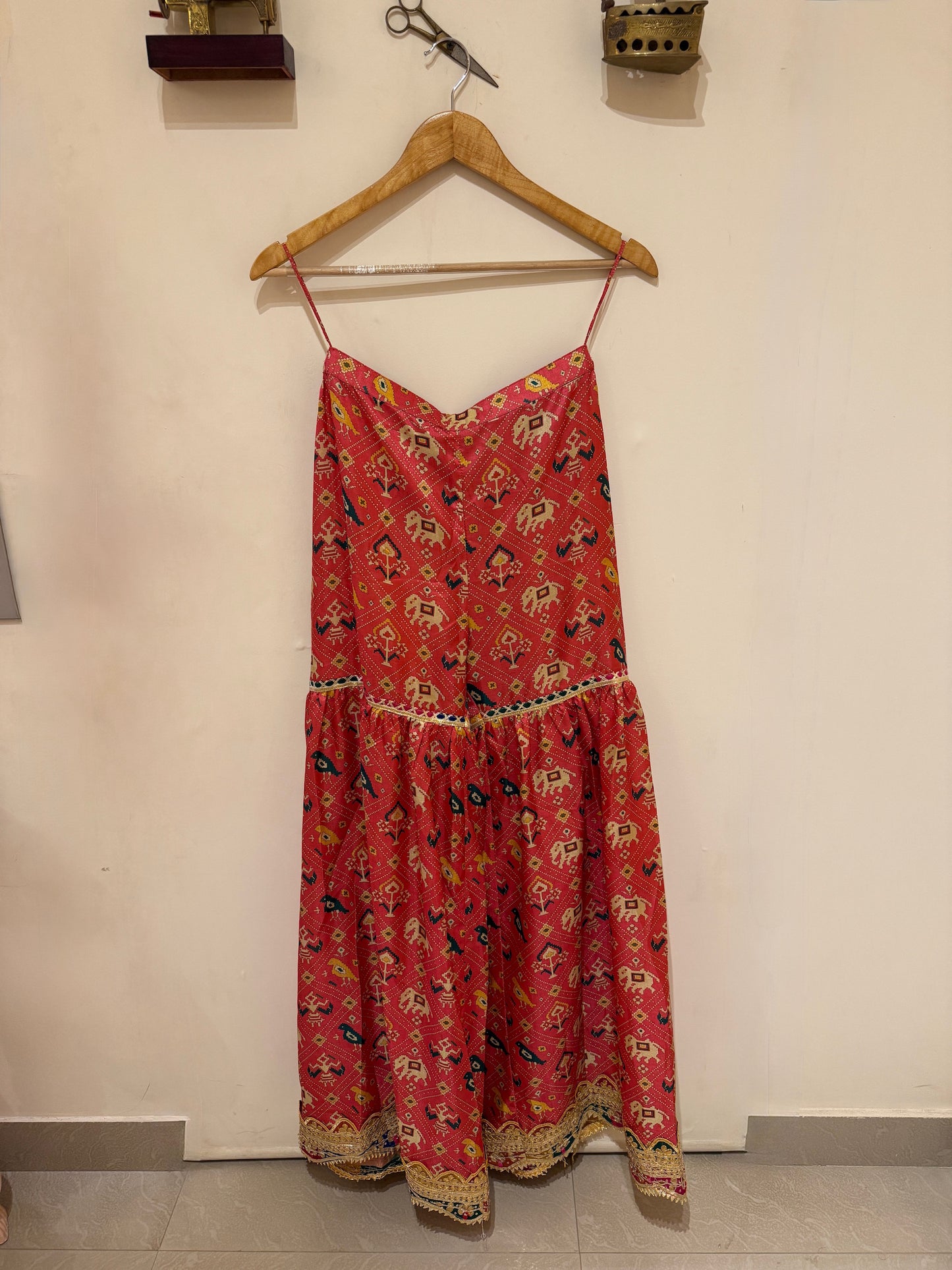 PINK PATOLA SHARARA SET